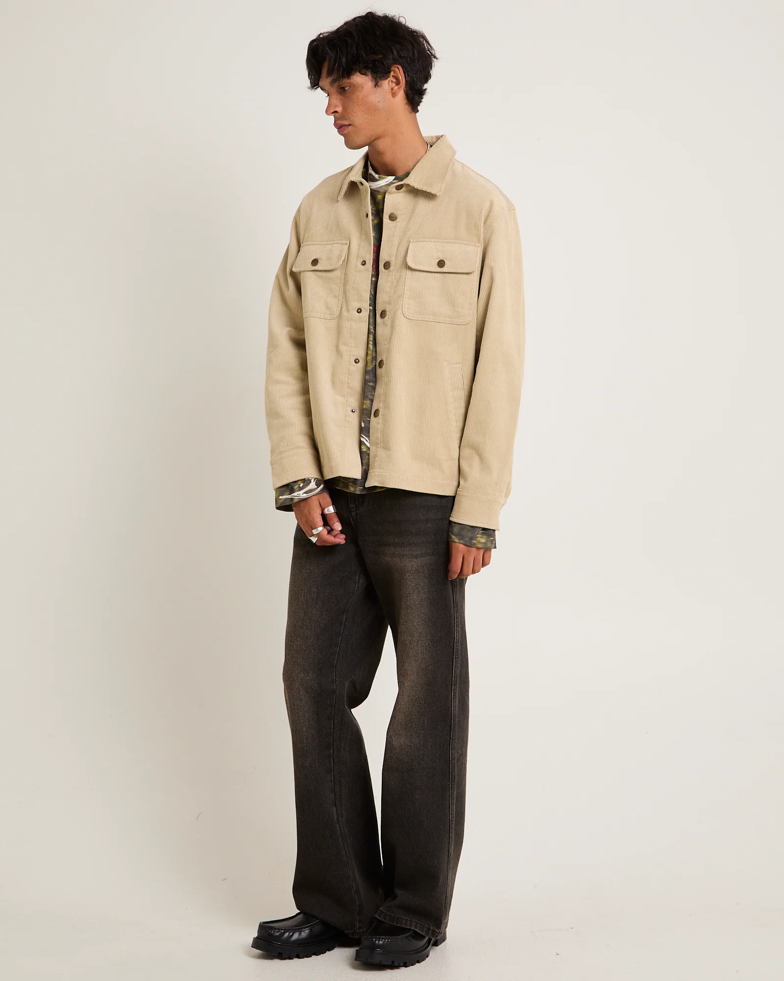 Conditions Corduroy Long Sleeve Overshirt - Image 5