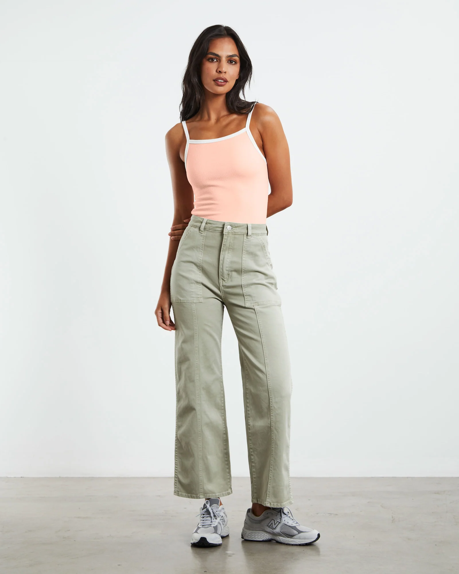 Contrast Naomi Tank Peony - Image 3