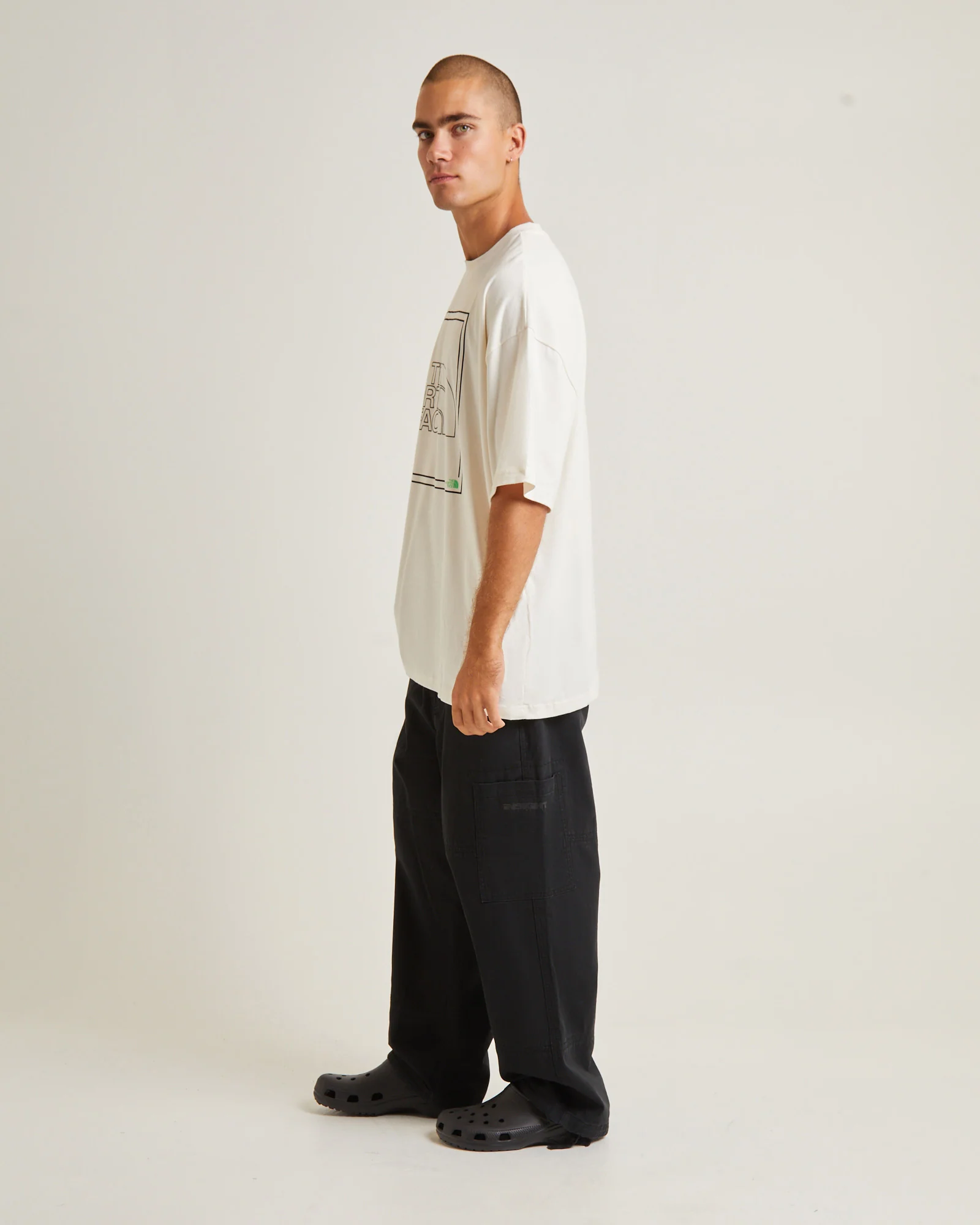 Coordinates Box Fit T-Shirt Gardenia White - Image 4