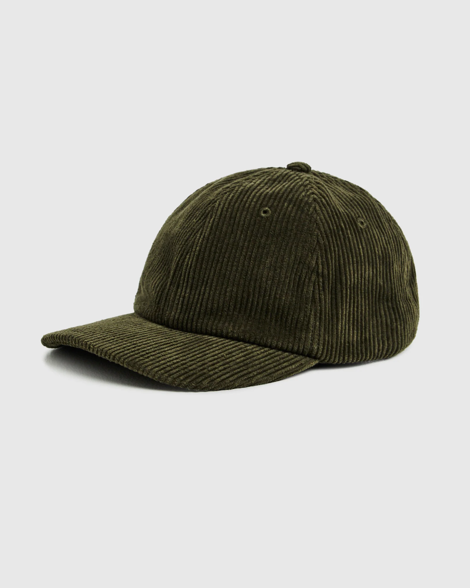 Cord 6 Panel Cap Khaki - Image 2