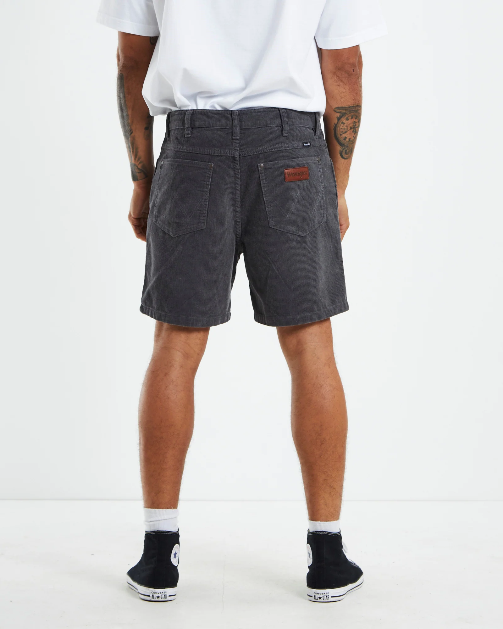 Cord Shorts Pewter Grey - Image 2