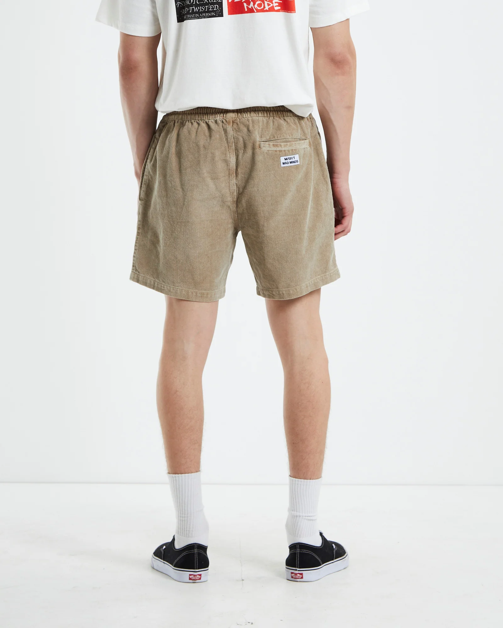 Cord Suspended Particle Shorts Tan - Image 2