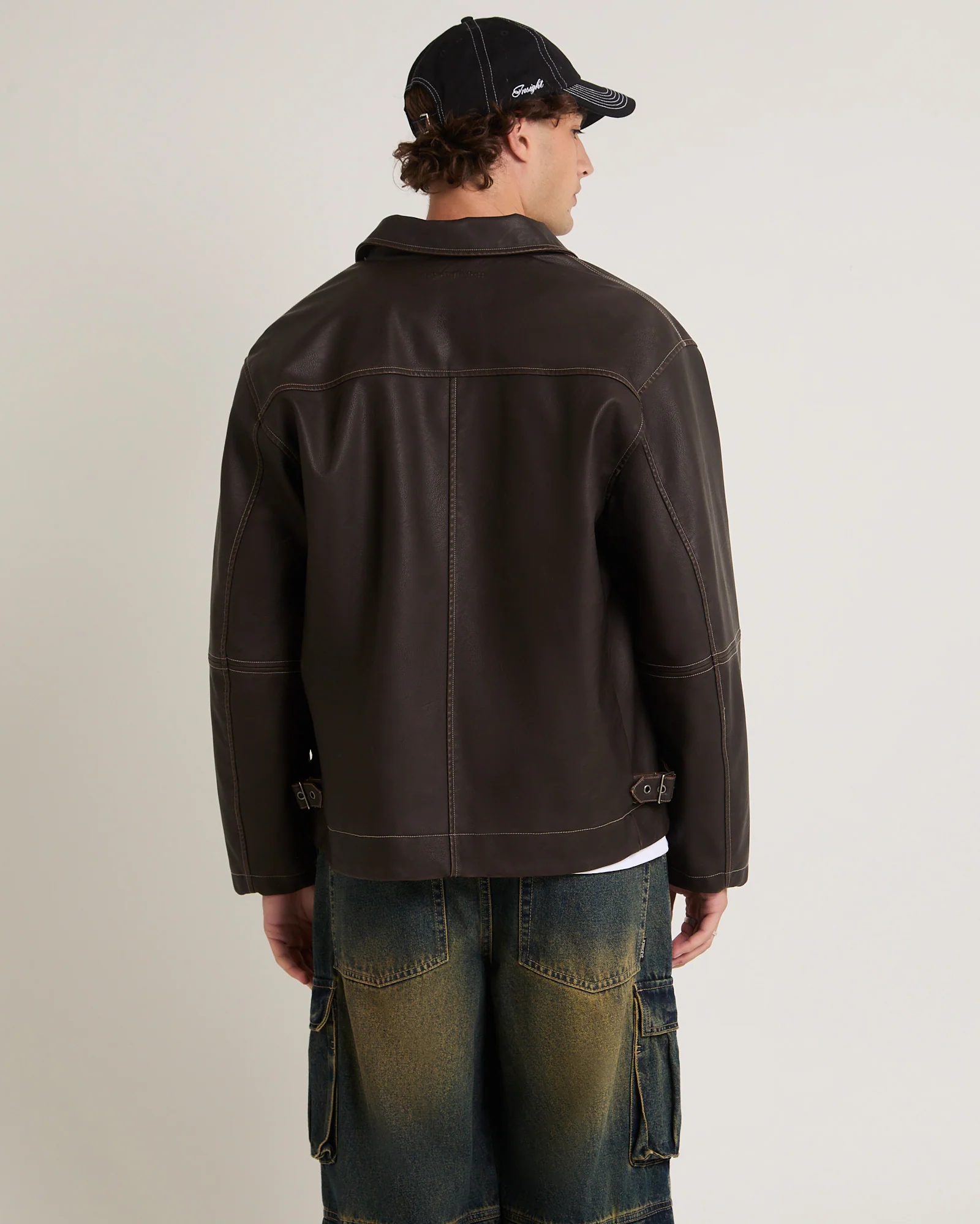 Corp PU Leather Jacket - Image 4