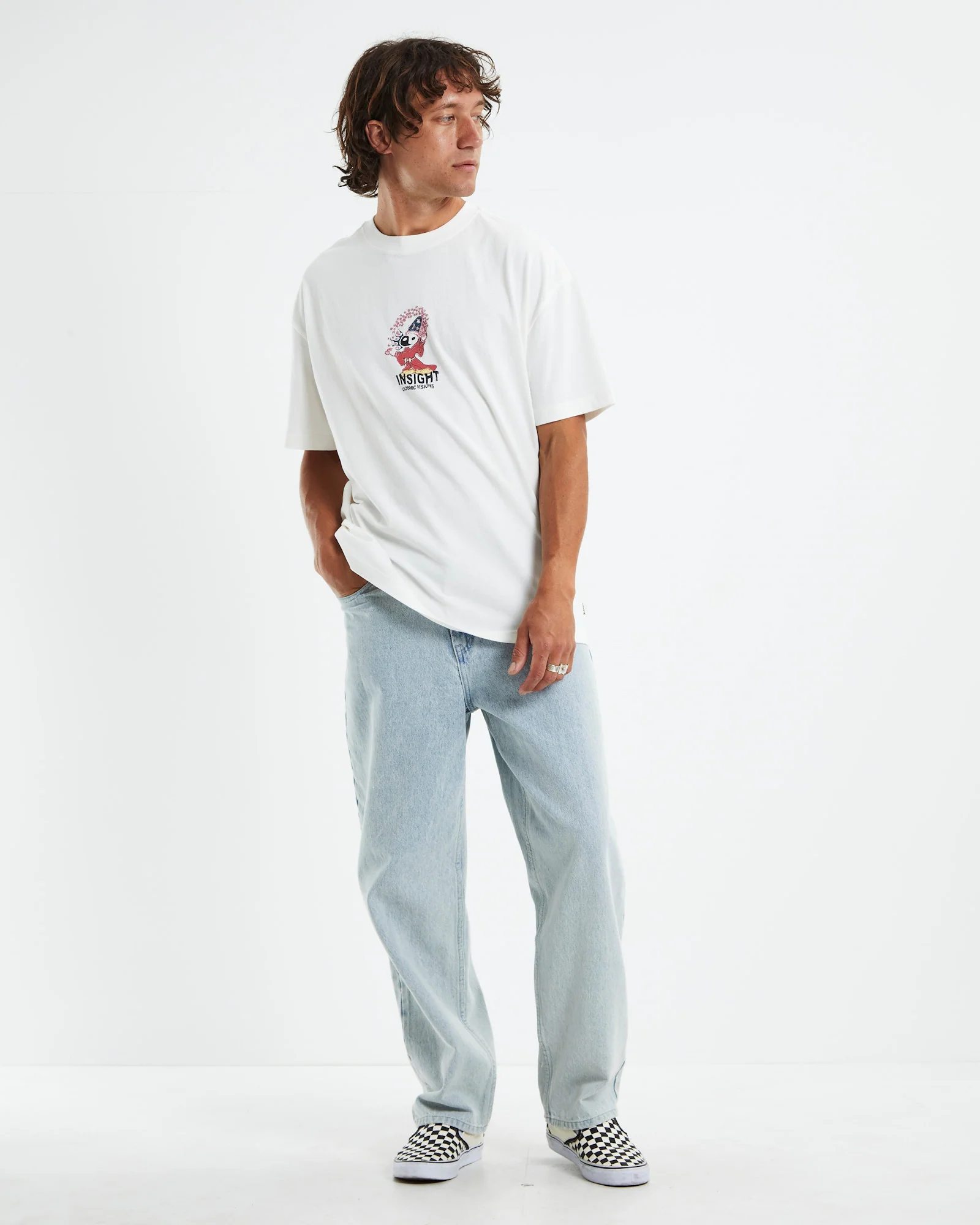 Cosmic Dream Short Sleeve T-Shirt White - Image 3