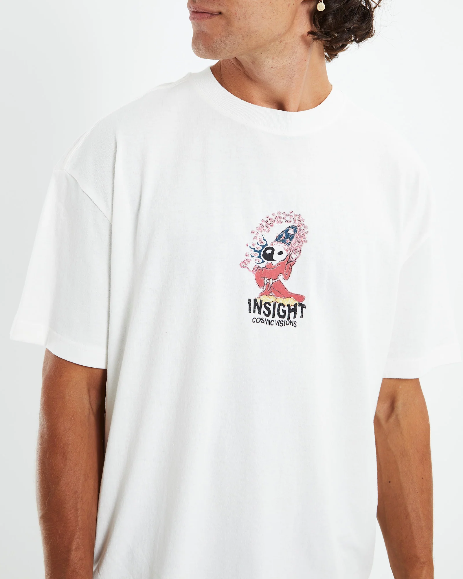 Cosmic Dream Short Sleeve T-Shirt White - Image 6