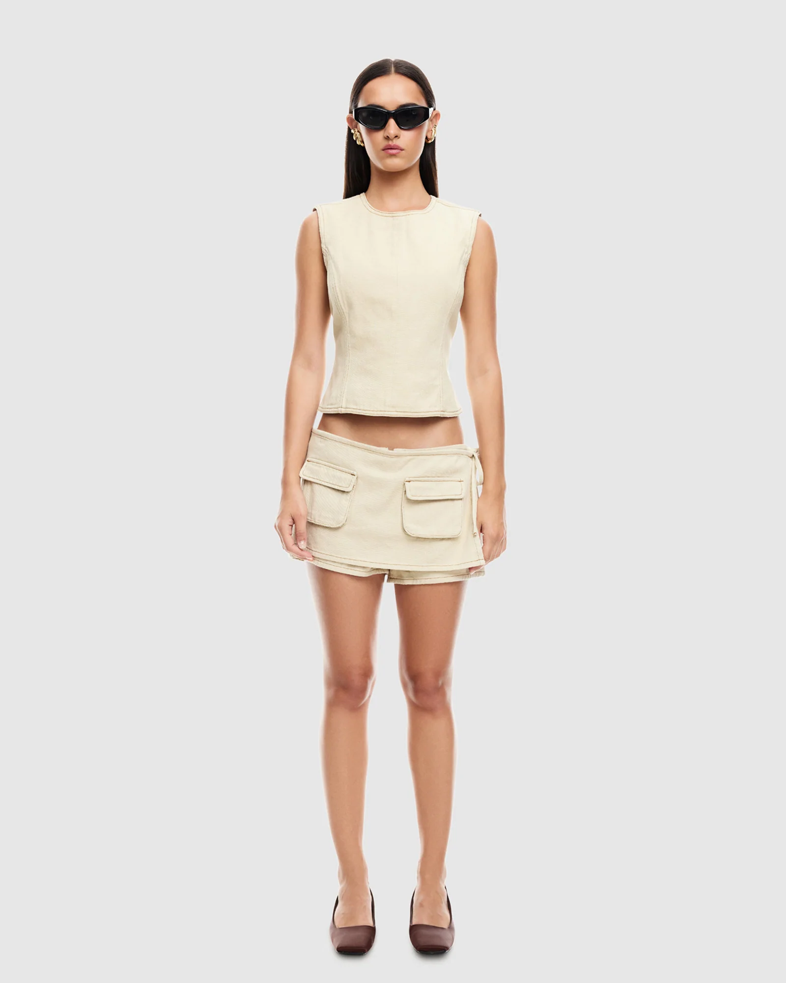 Courtside Denim Skort - Image 3