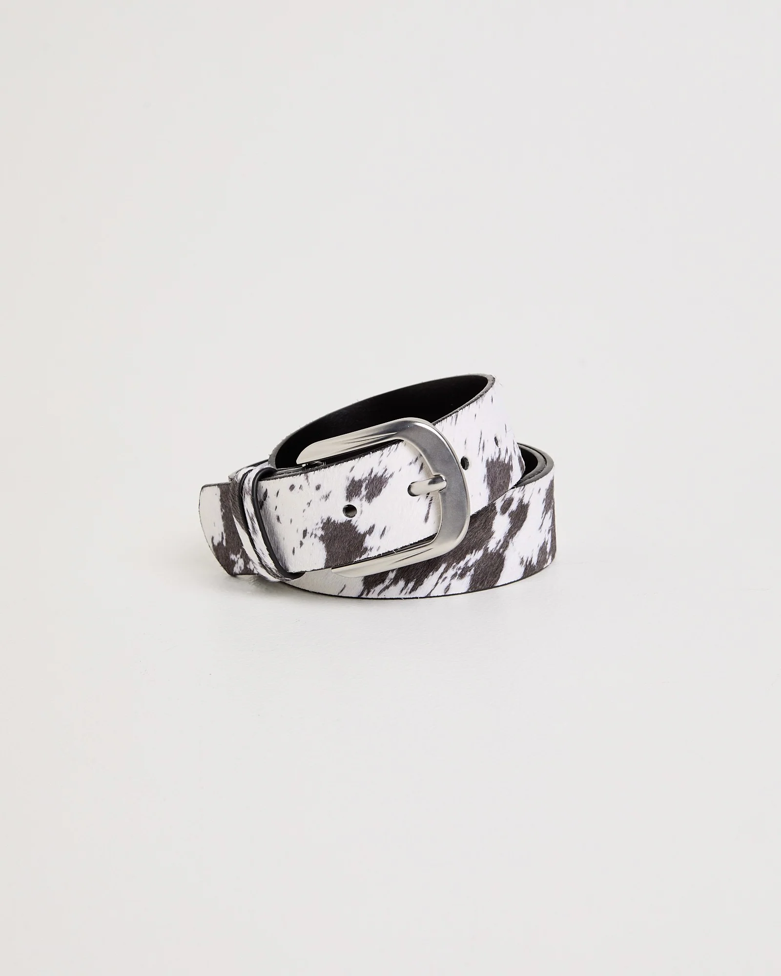 Cow Print Leather Belt - Image 3