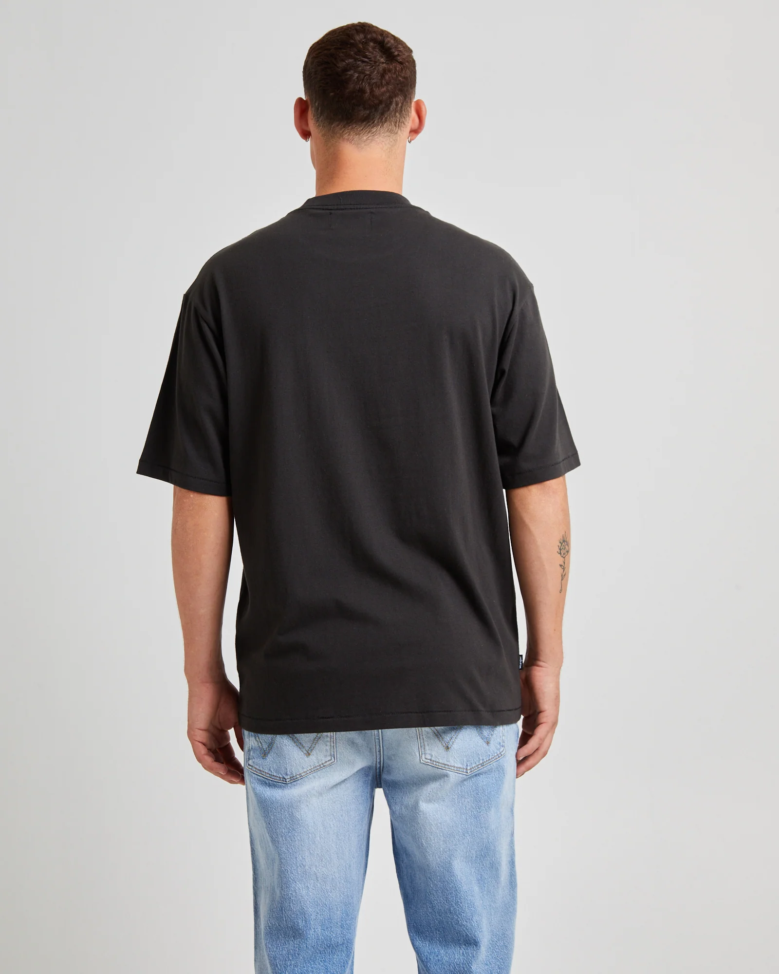 Crazytown Slacker T-Shirt Worn Black - Image 2
