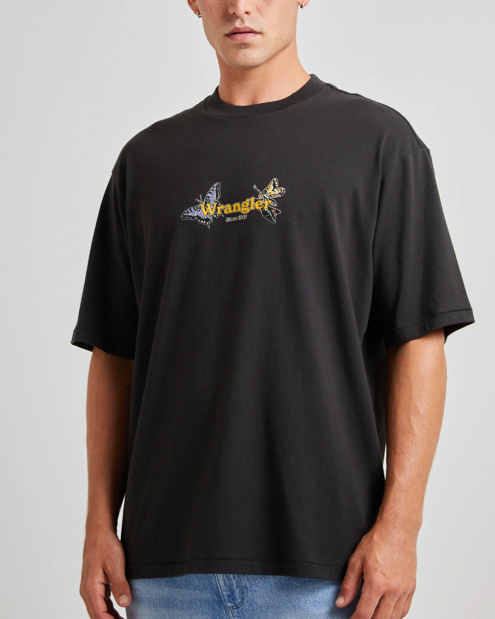 Crazytown Slacker T-Shirt Worn Black - Image 5