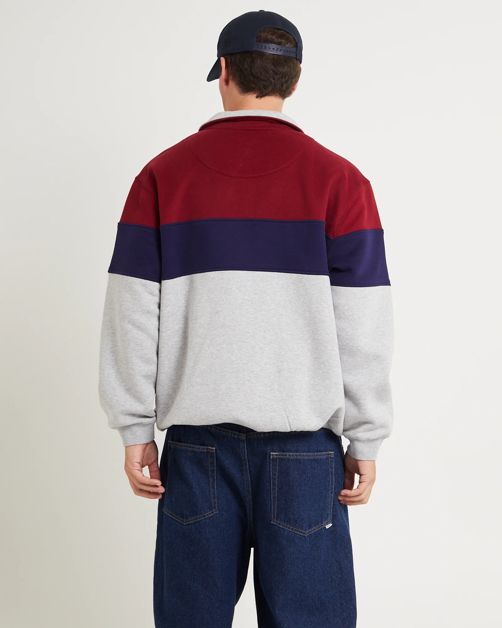 Crest Panel 1/4 Zip Jumper - Image 2