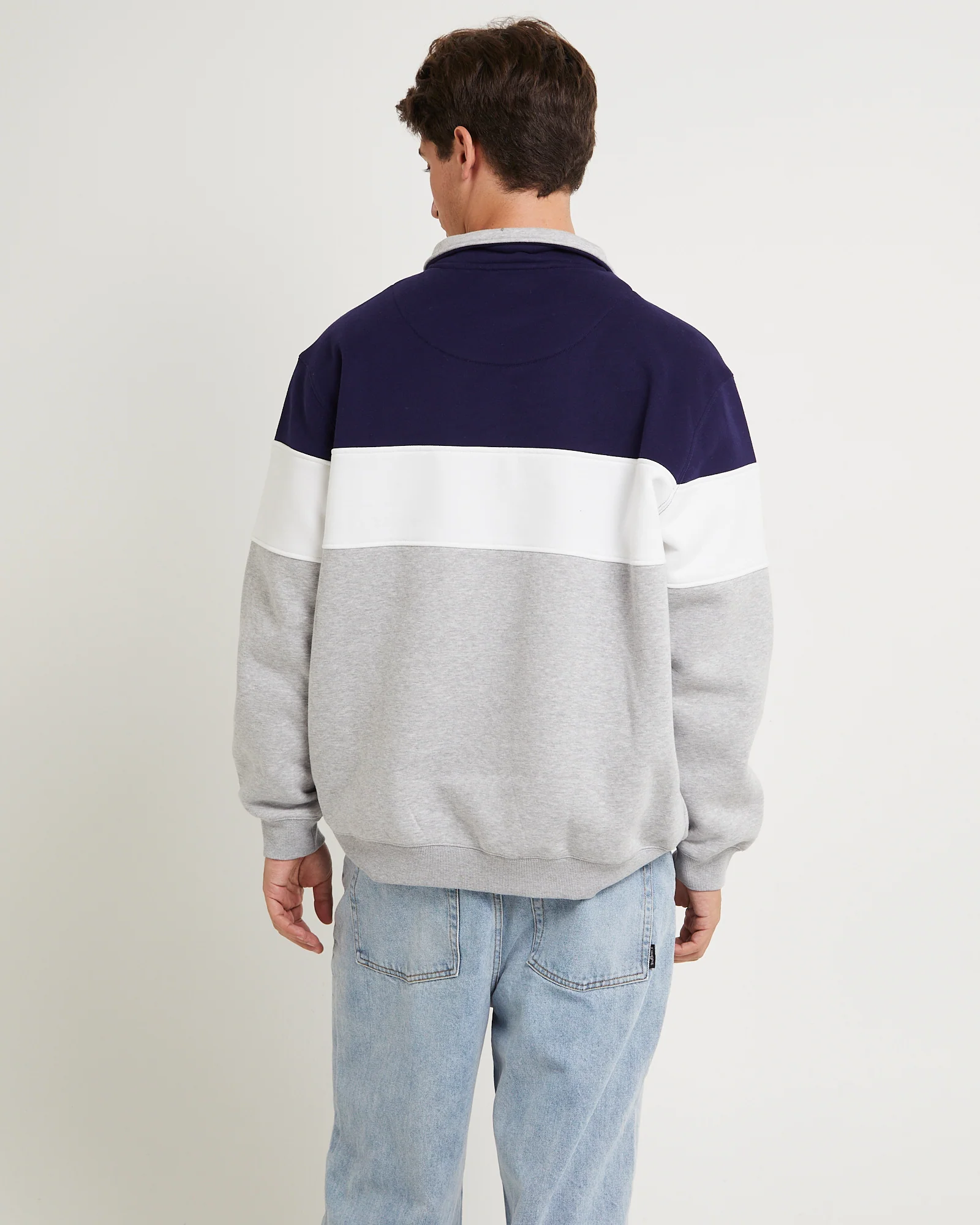 Crest Panel 1/4 Zip Jumper - Image 2