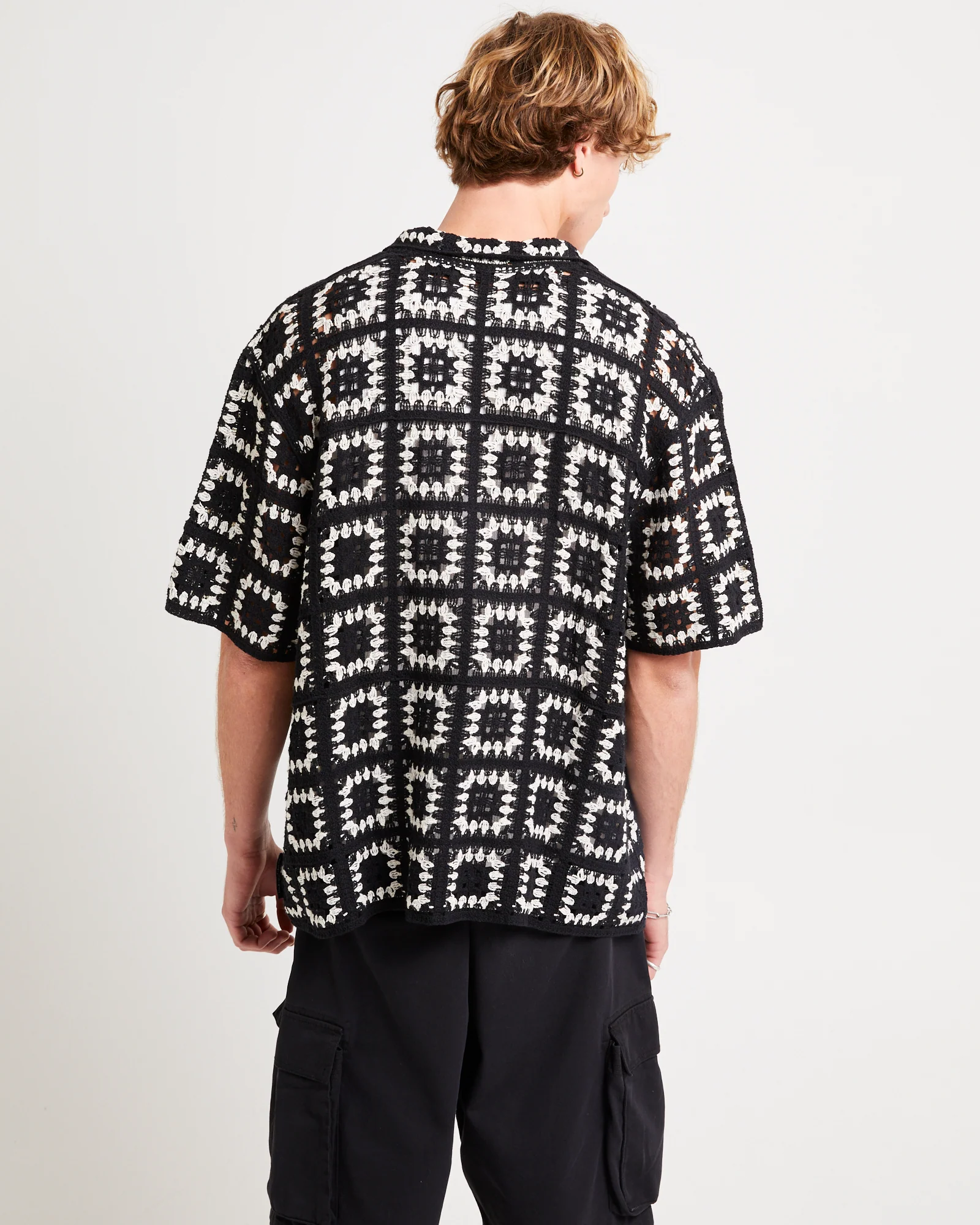 Crochet Short Sleeves Shirt - Image 2