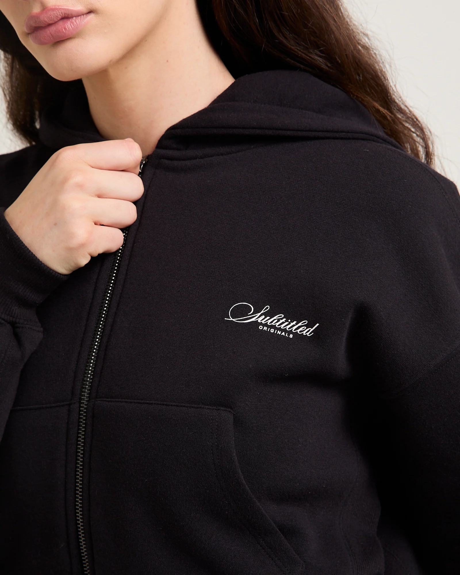 Cropped Zip Hoodie - Image 5