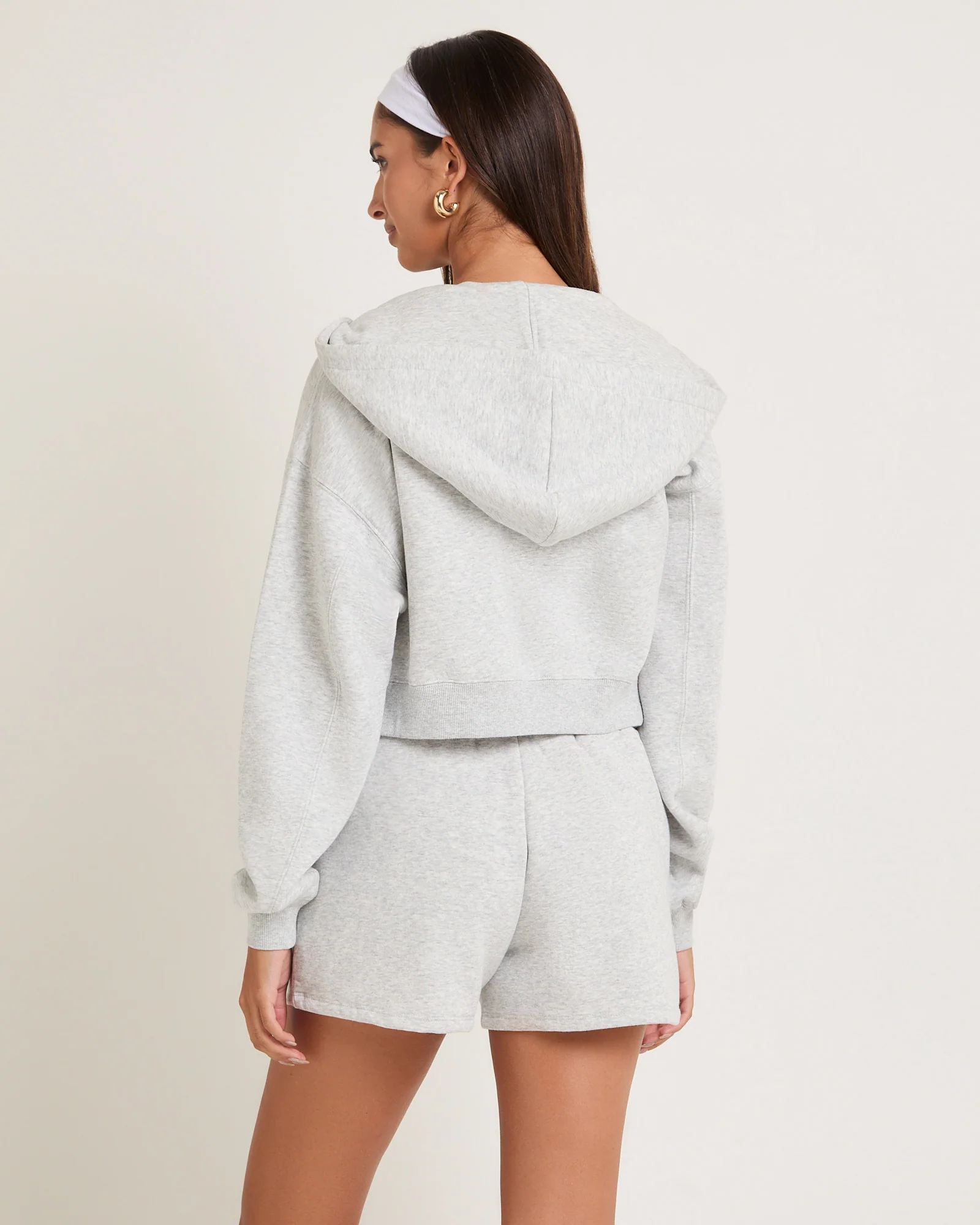Cropped Zip Hoodie - Image 2