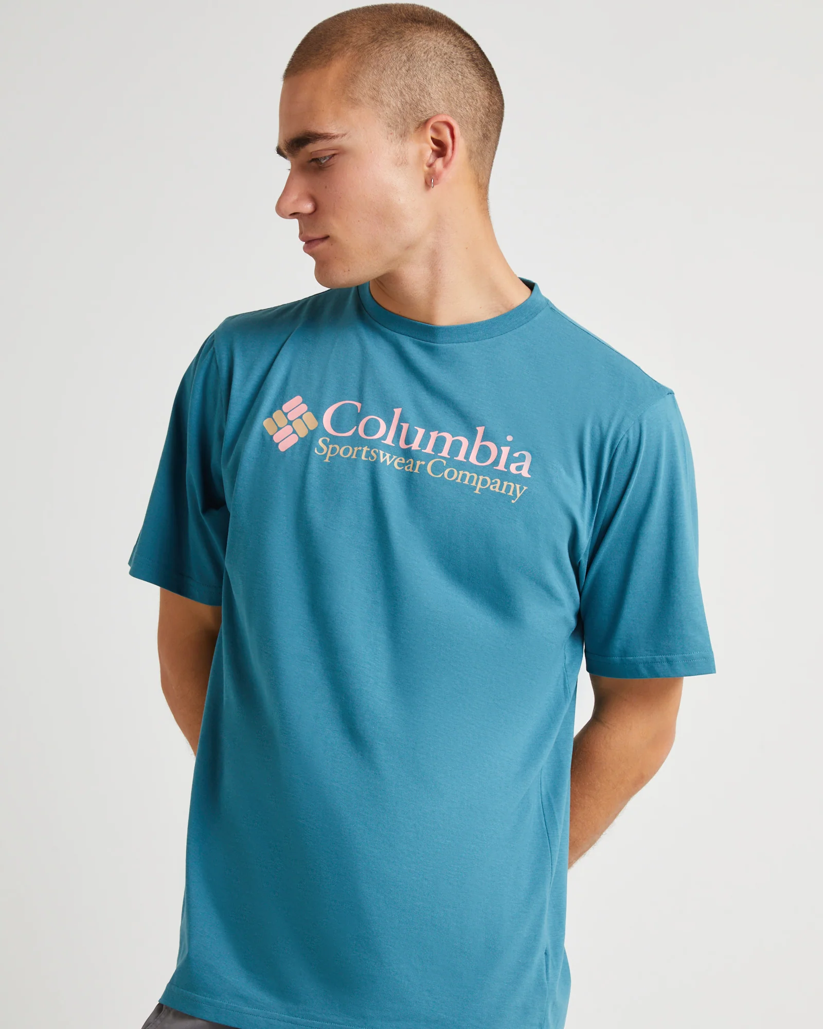 CSC Basic Logo Short Sleeve T-Shirt Night Wave - Image 5