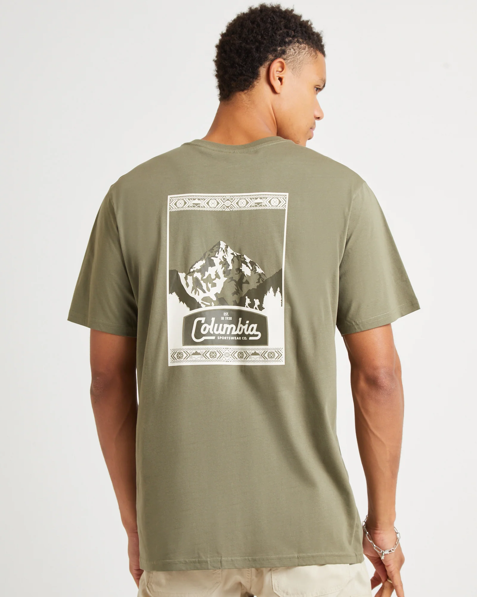 CSC Seasonal Logo T-Shirt Stone Green - Image 5