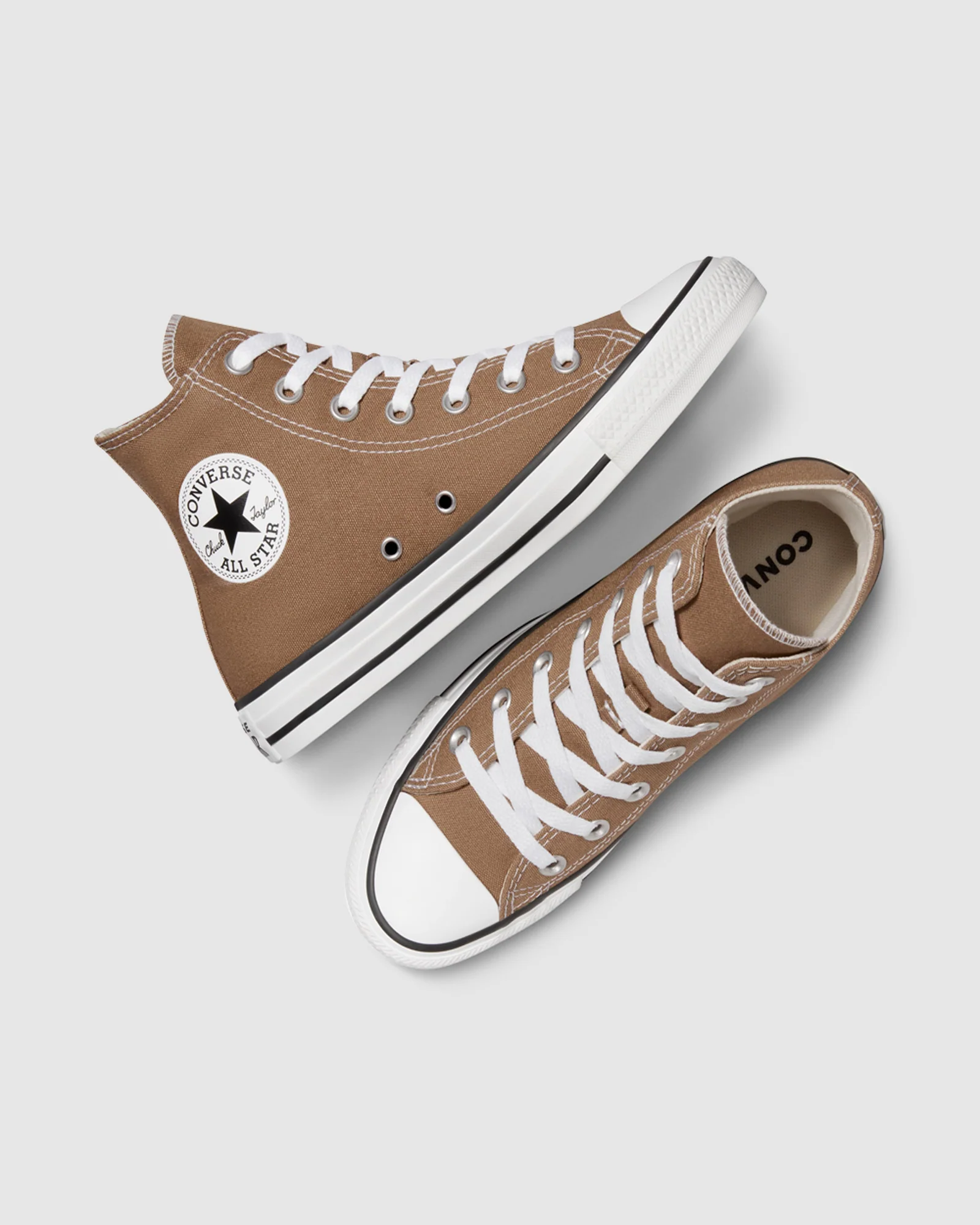 CTAS Hi Top Canvas Sneakers in Hot Tea - Image 3