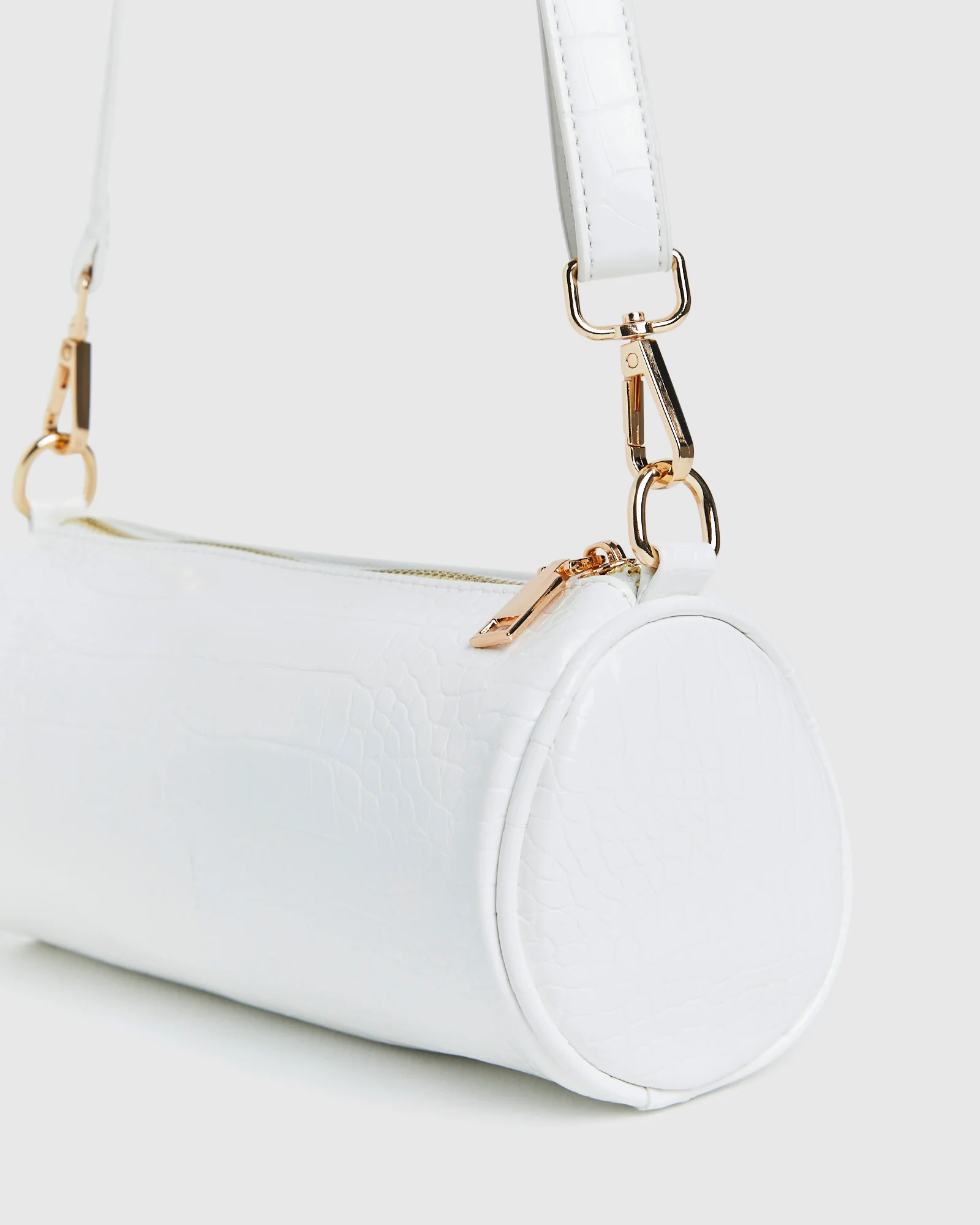 Curvy Shoulder Bag White - Image 3