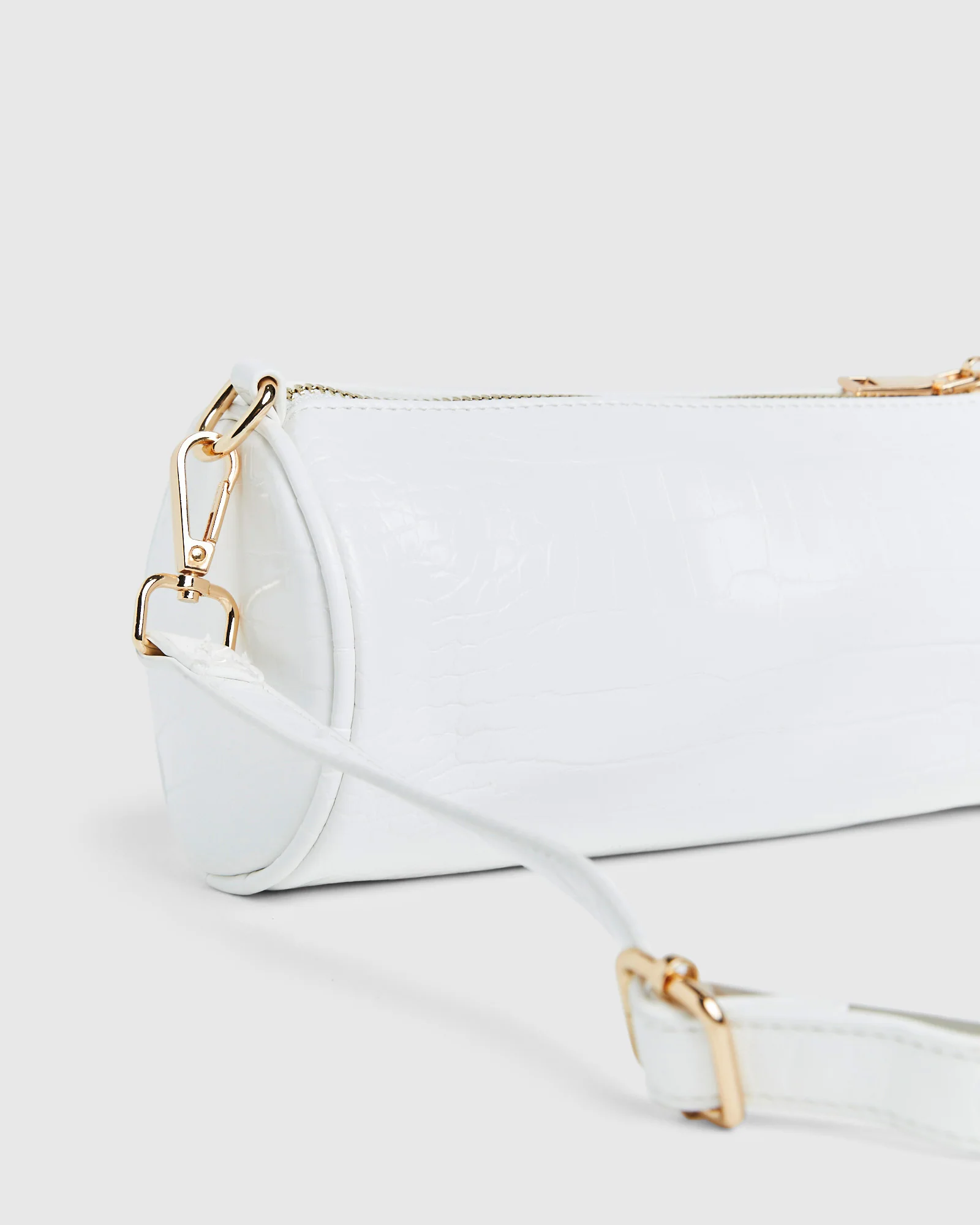 Curvy Shoulder Bag White - Image 4