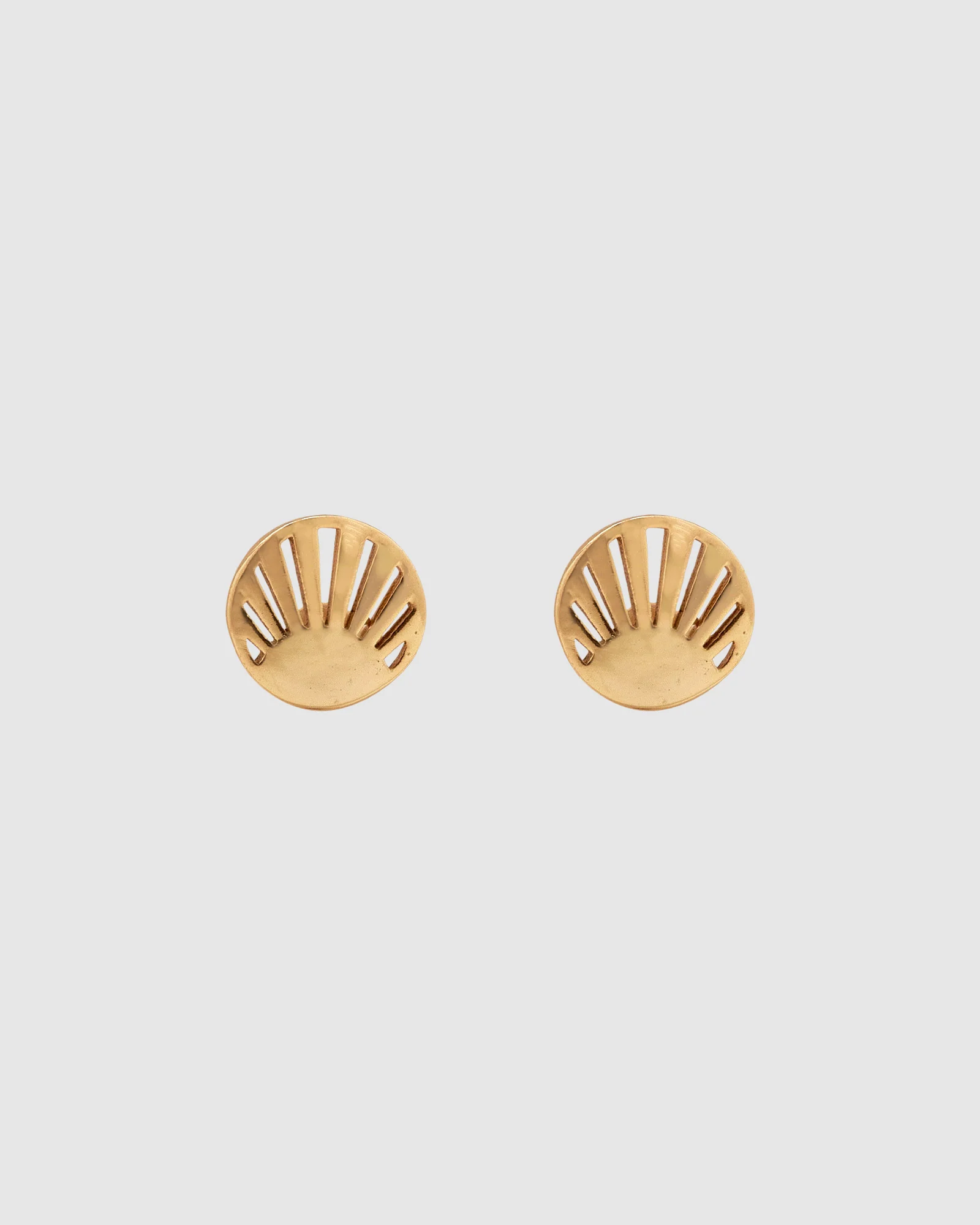 Cutout Sunburst Stud Earrings - Image 2