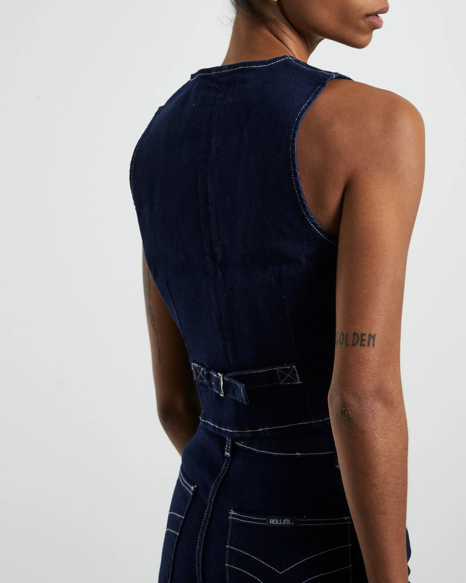 Dallas Denim Vest Dante Organic Blue - Image 6