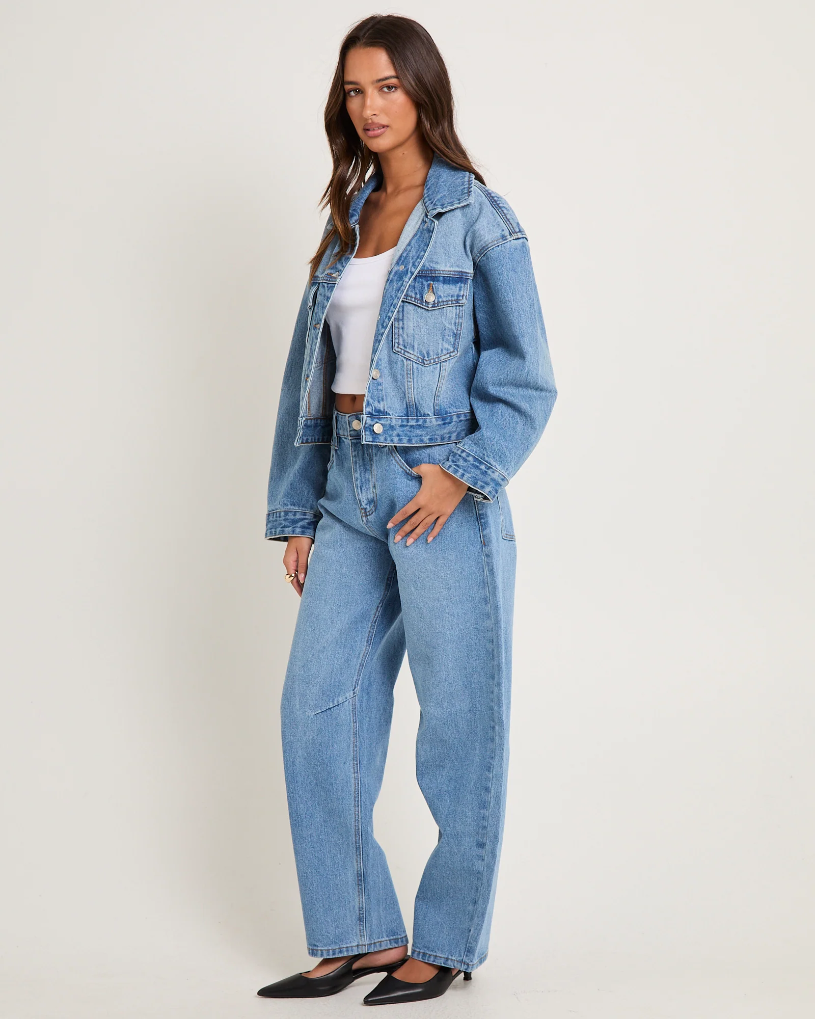 Danes Trucker Denim Jacket - Image 4