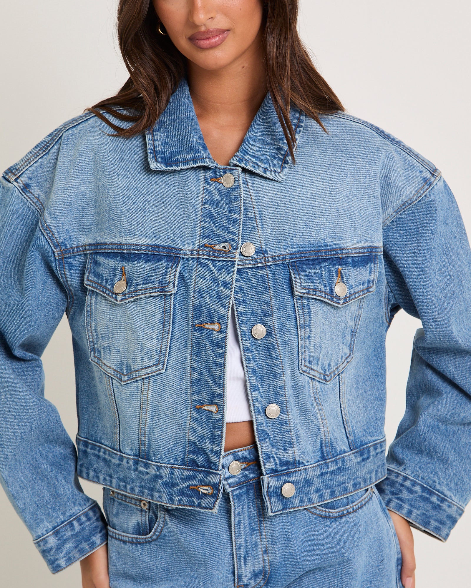 Danes Trucker Denim Jacket - Image 5