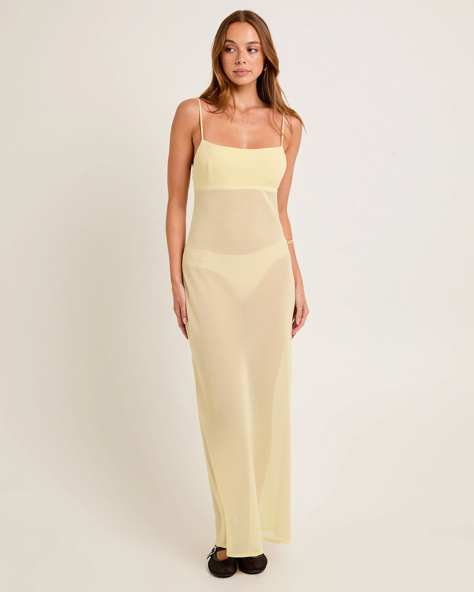 Daphony Chiffon Slip Dress - Image 2