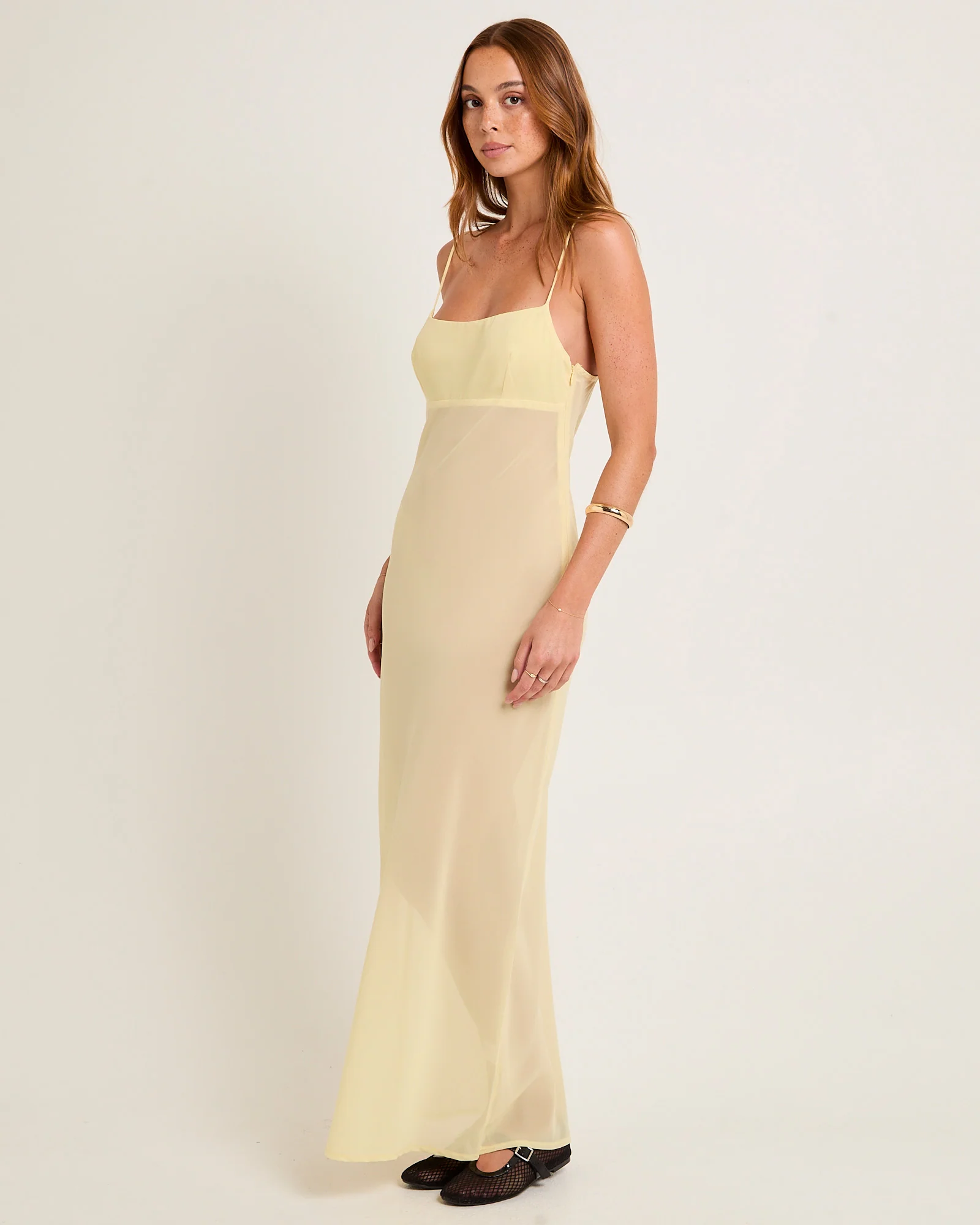 Daphony Chiffon Slip Dress - Image 5