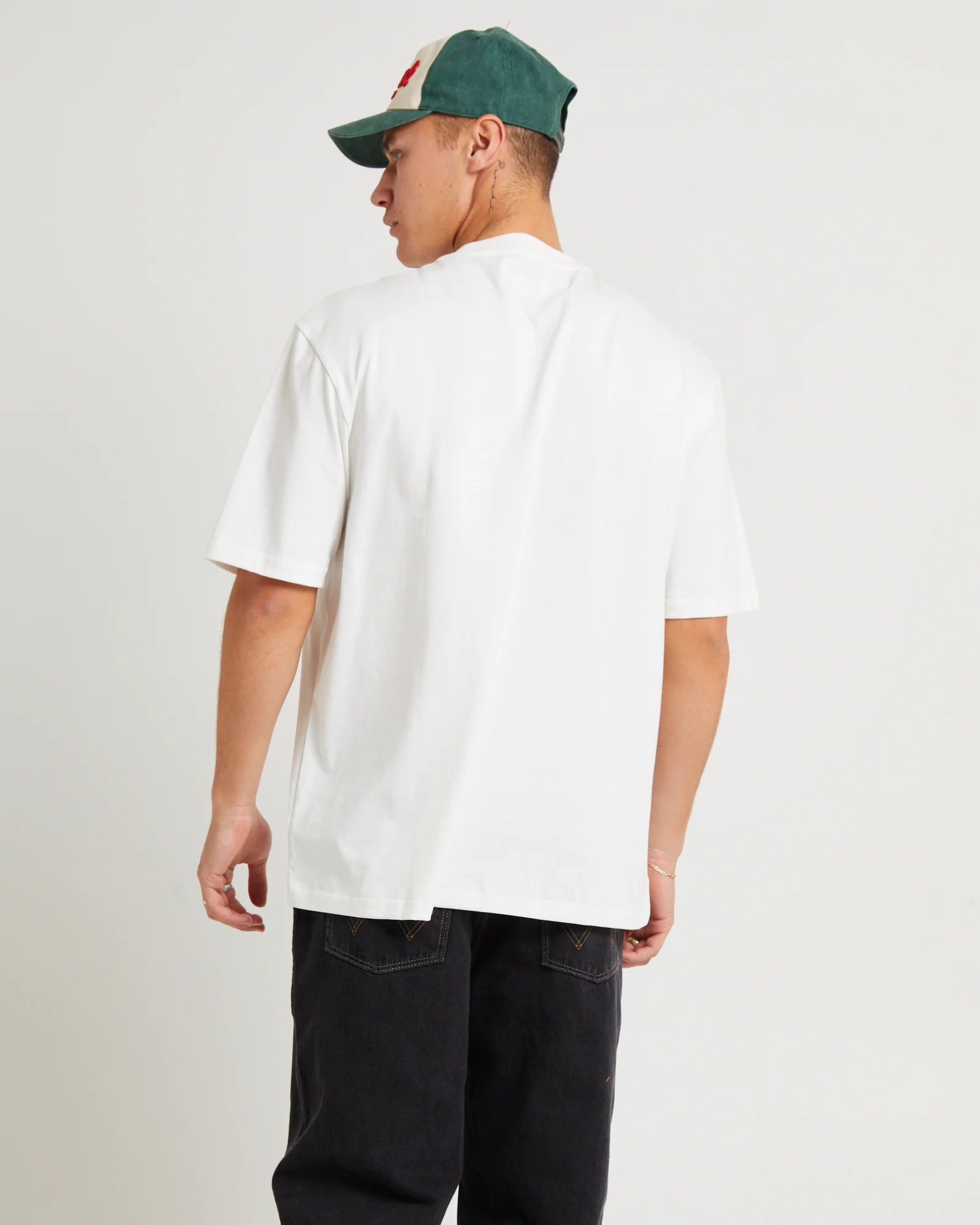 Dark Alchemy Slacker T-Shirt Vintage White - Image 2