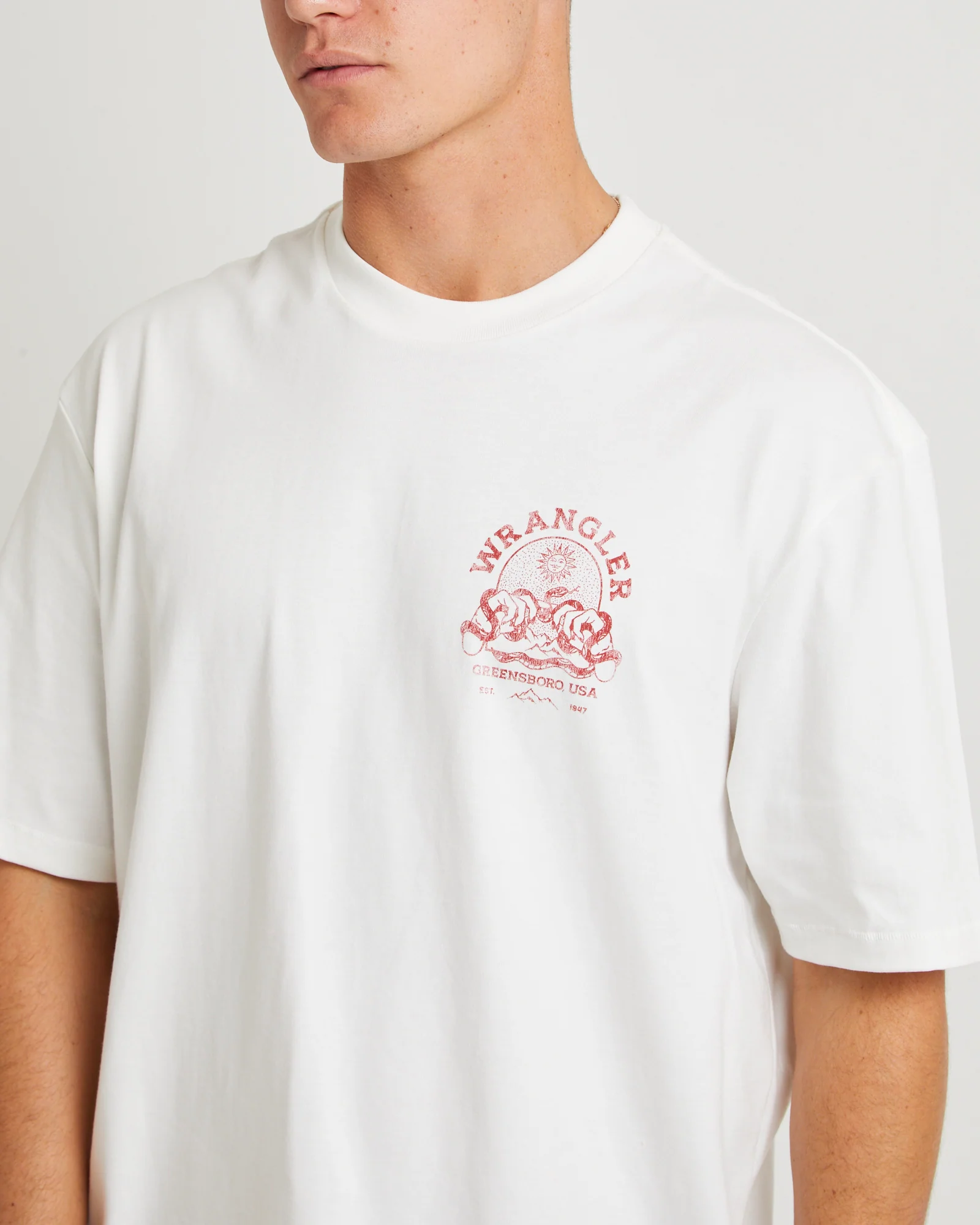 Dark Alchemy Slacker T-Shirt Vintage White - Image 5
