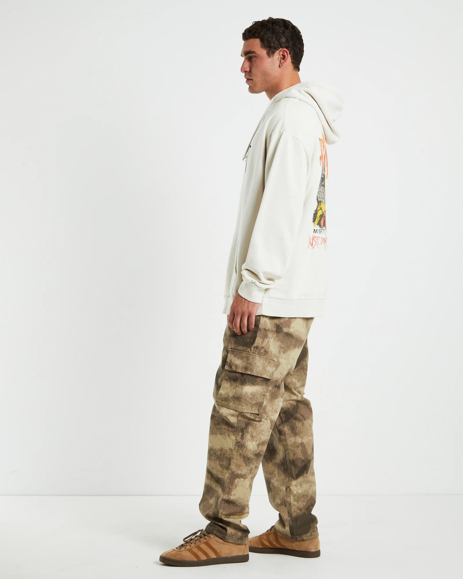 Day Dreamer 50-50 Hoodie Thrift White - Image 4