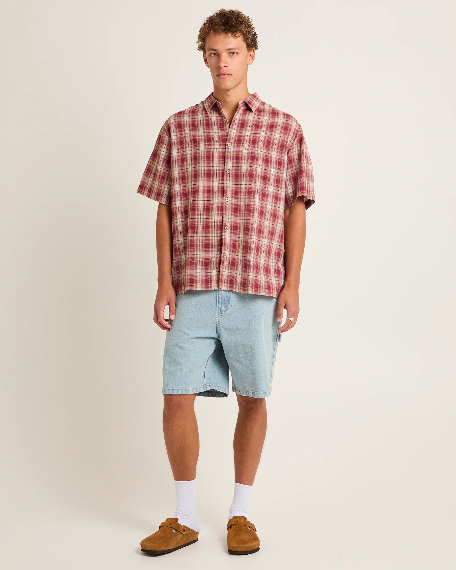 Dazed Check Short Sleeve Resort Shirt - Image 3