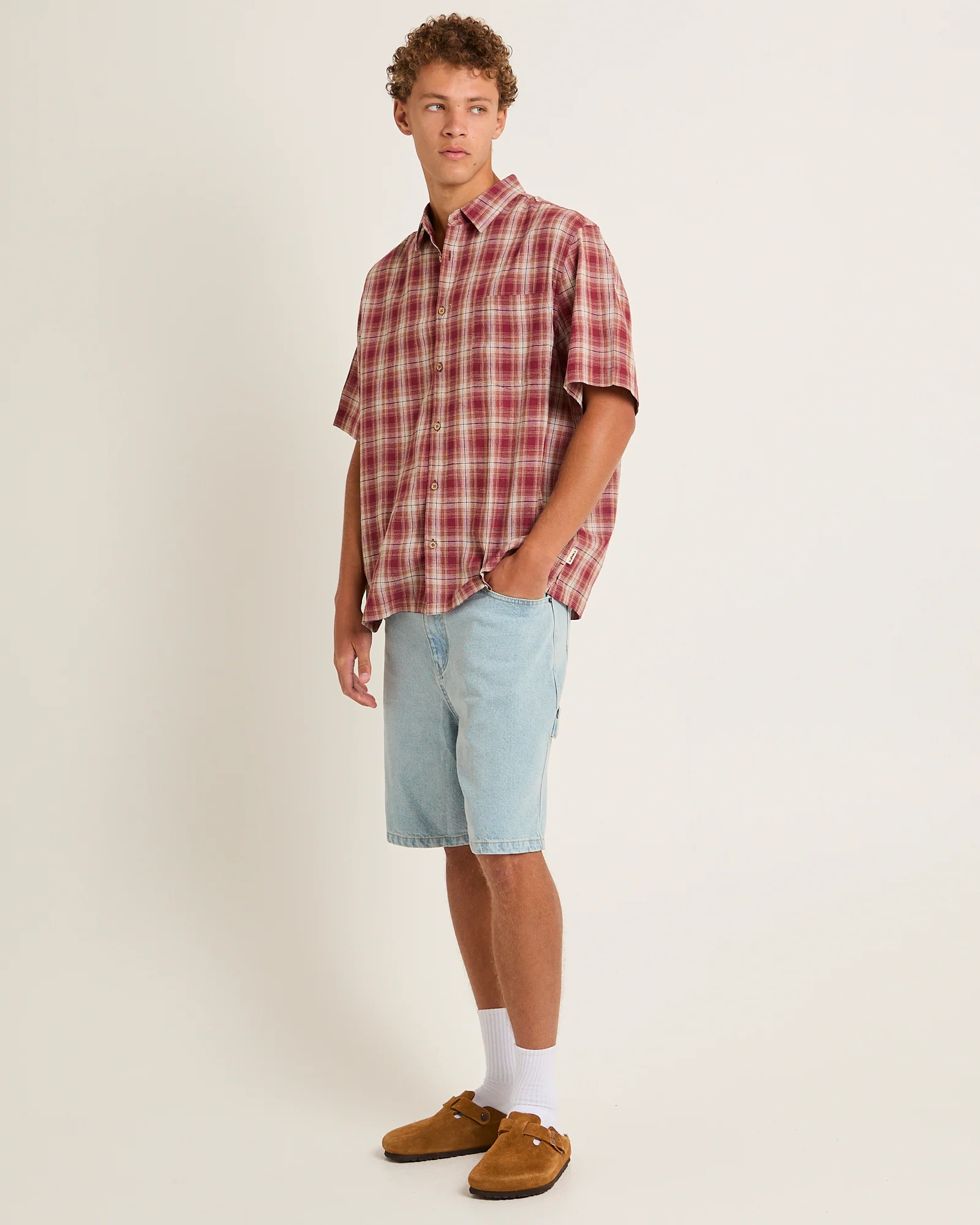 Dazed Check Short Sleeve Resort Shirt - Image 4
