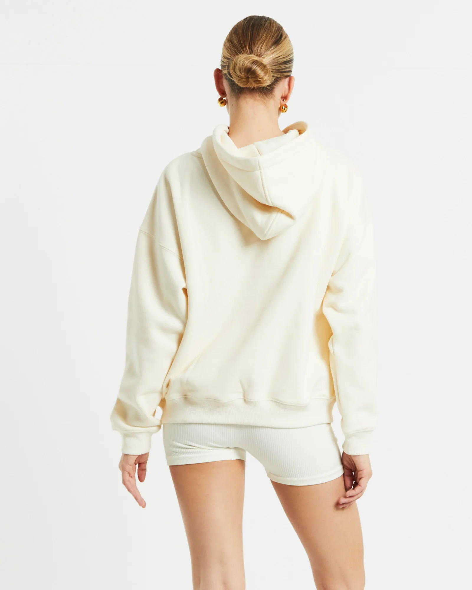 Dazed & Confused Oversized Hoodie in Clay Natural - Image 2