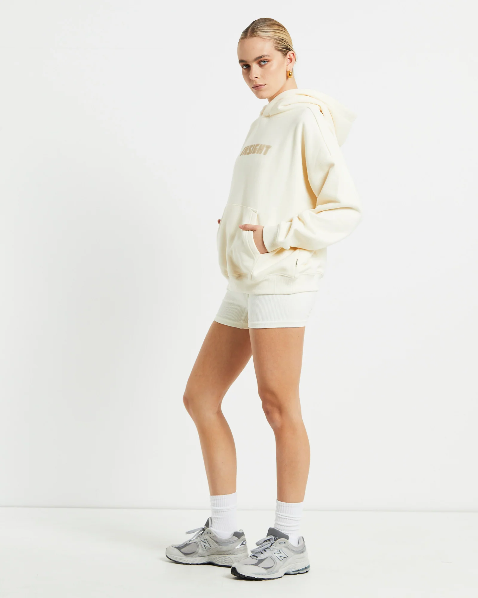 Dazed & Confused Oversized Hoodie in Clay Natural - Image 4