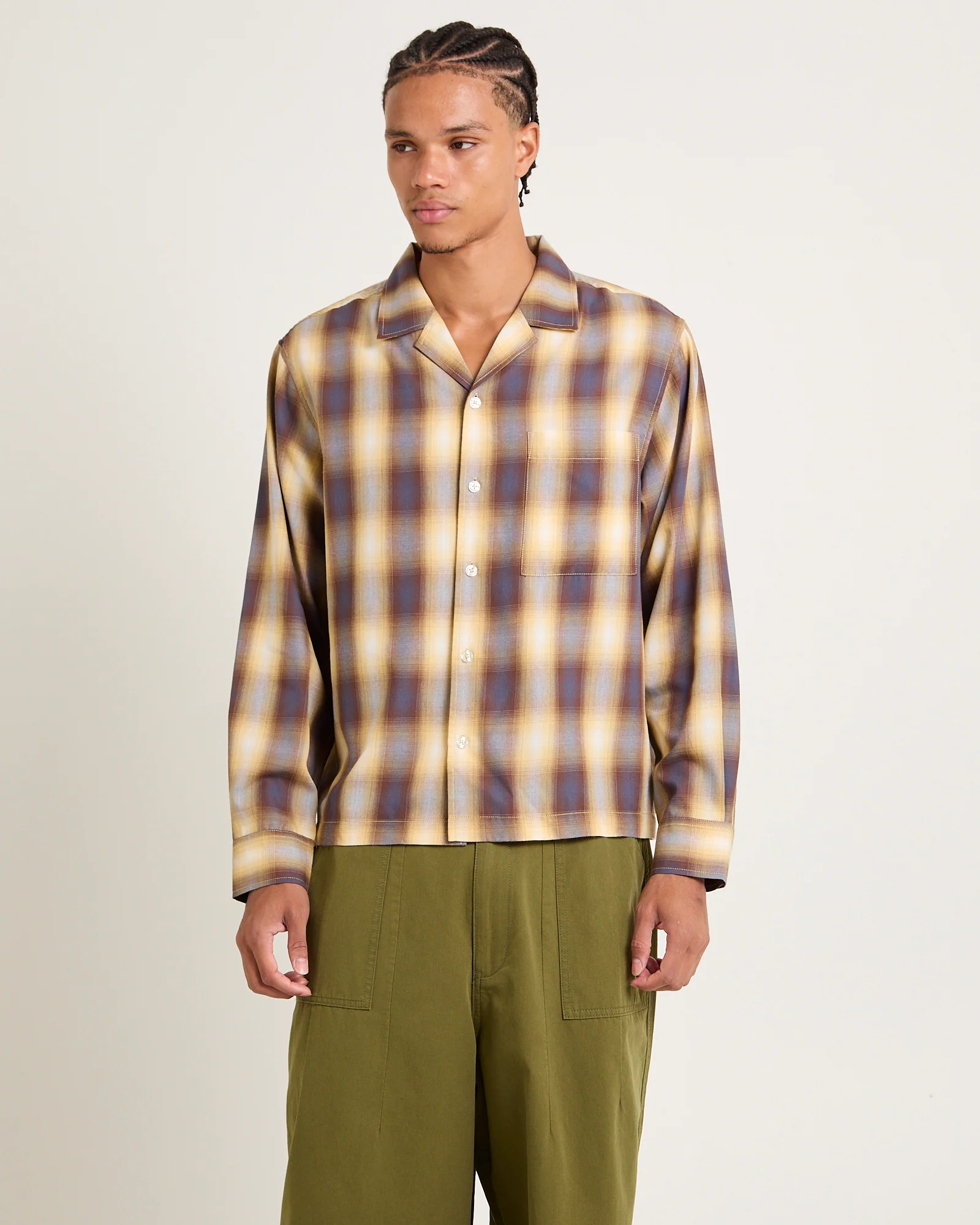 Dazed Long Sleeve Check Shirt - Image 3