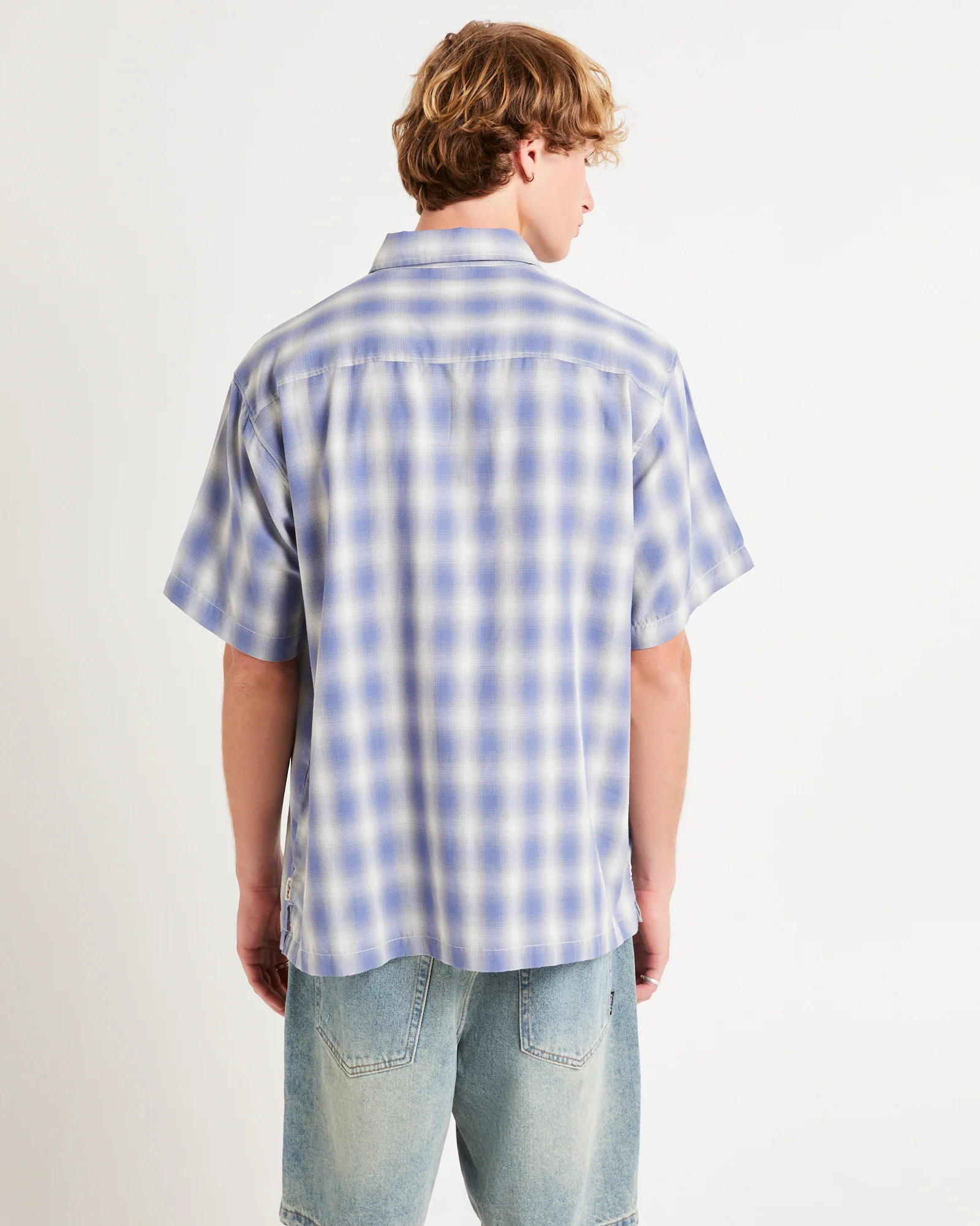 Dazed Ombre Check Short Sleeve Shirt - Image 2
