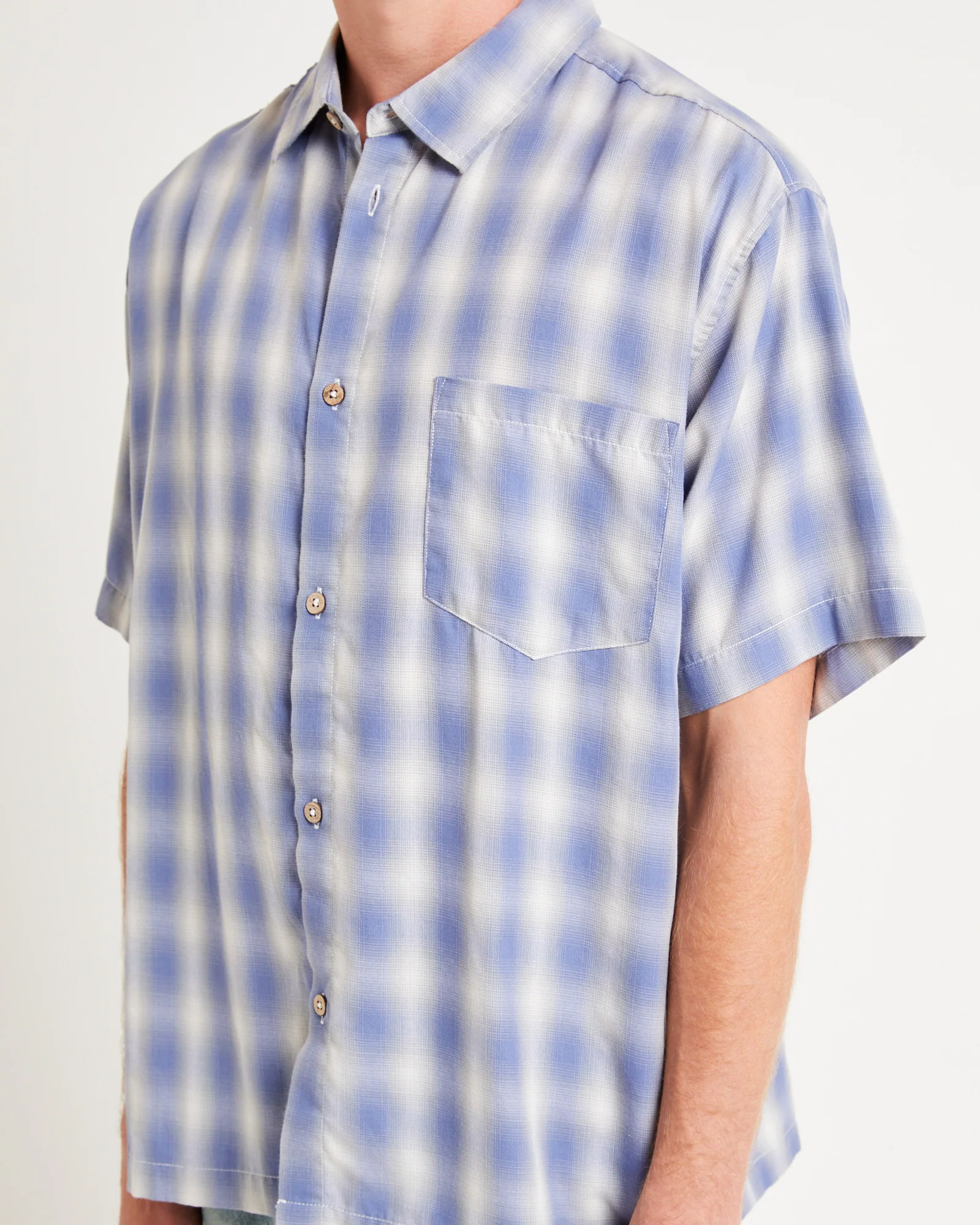 Dazed Ombre Check Short Sleeve Shirt - Image 5