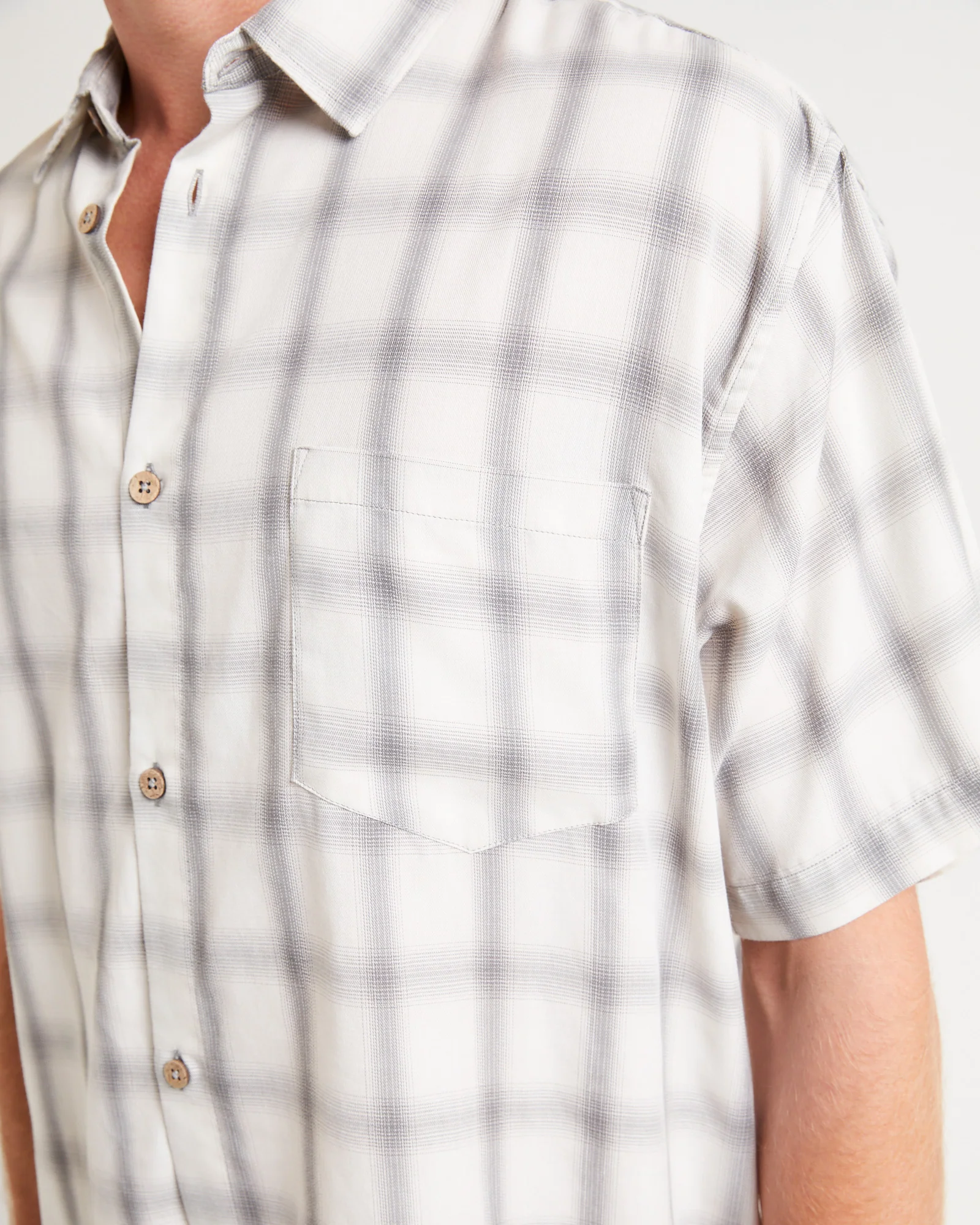 Dazed Ombre Check Short Sleeve Shirt - Image 5