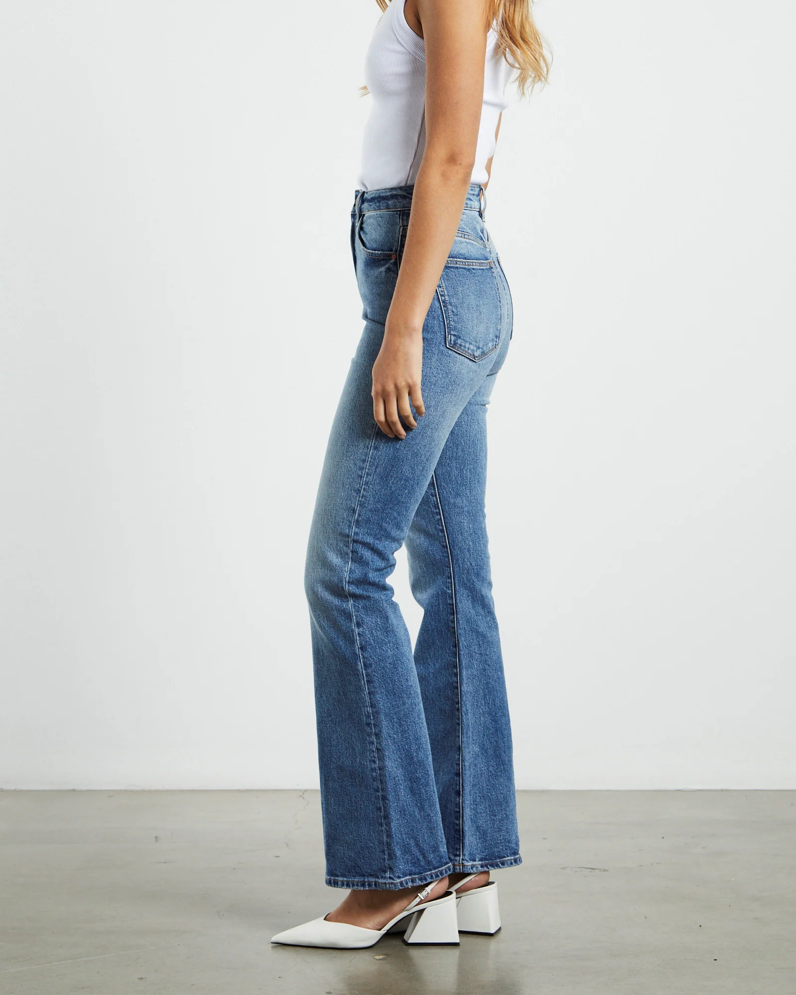 Debbie Bootcut Jeans Atmosphere Blue - Image 3