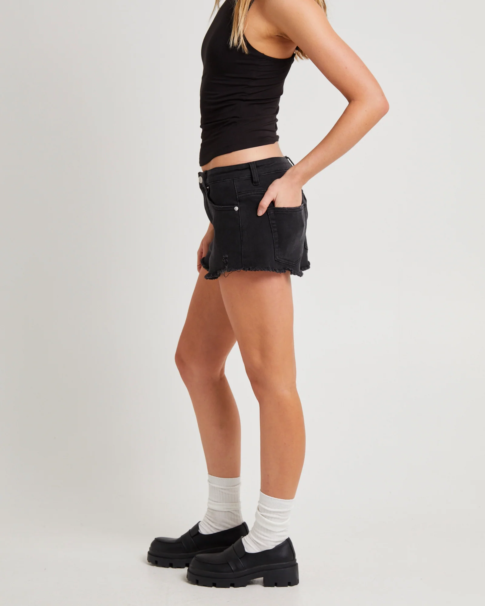 Del Ray Decon Denim Shorts - Image 4