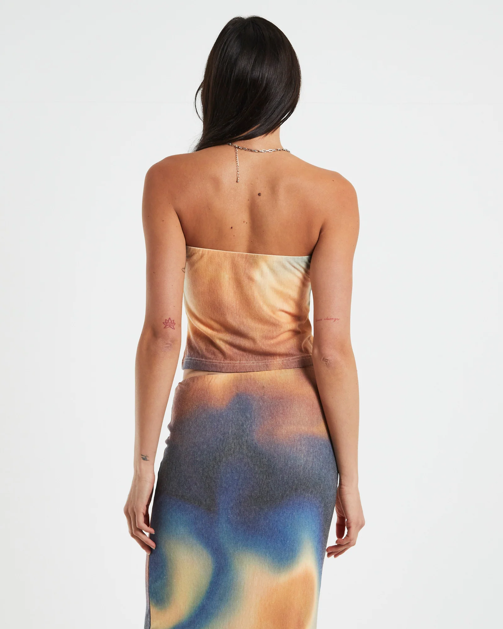 Della Printed Strapless Knit Top in Assorted - Image 2