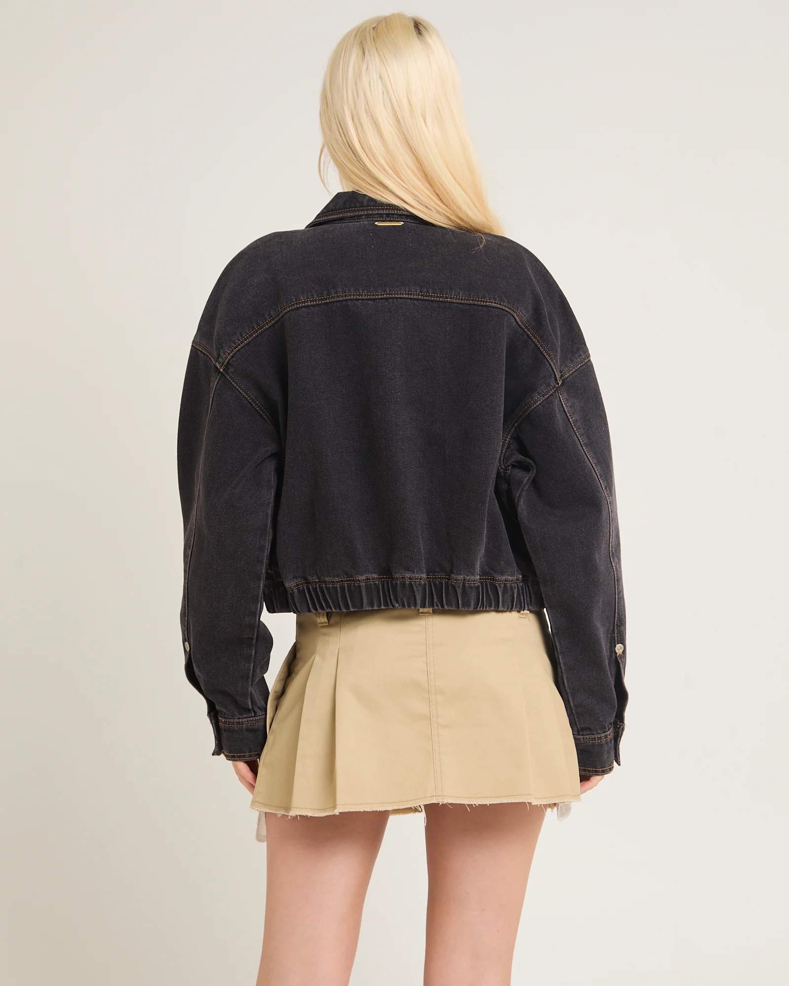 Denim Bomber Jacket Cara - Image 2
