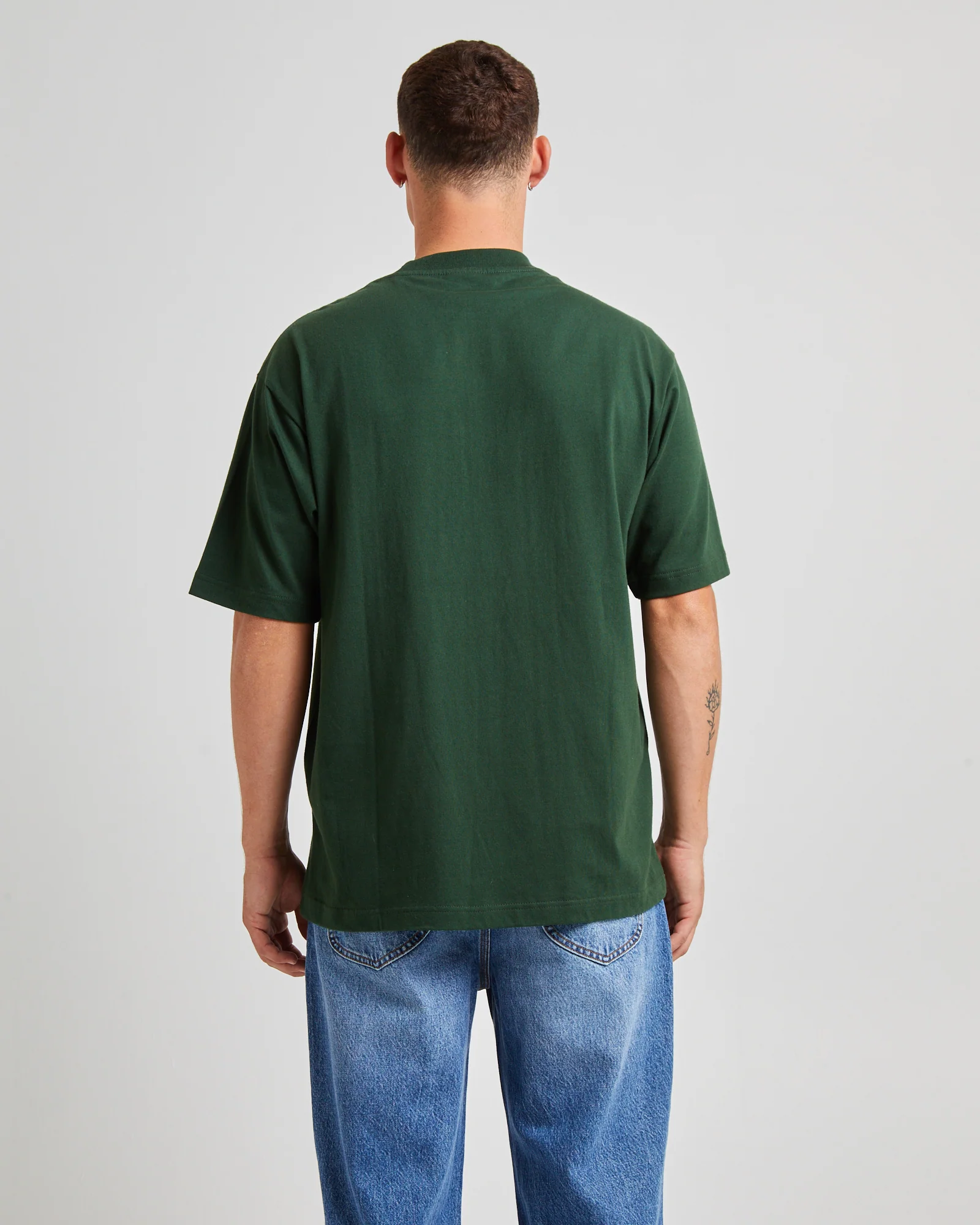 Denim Co Baggy T-Shirt Dark Forest - Image 2