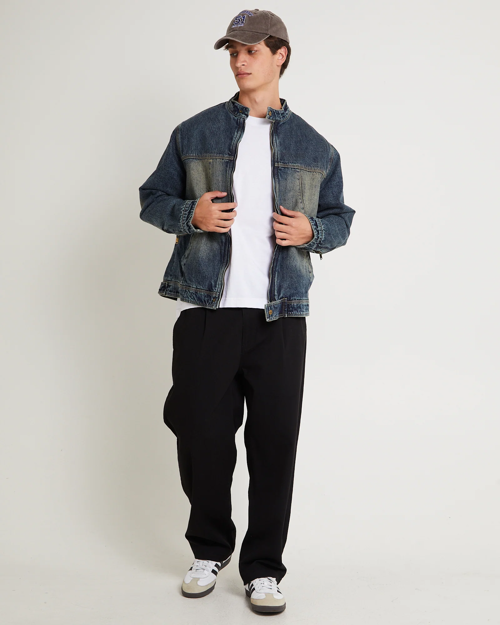 Denim Moto Jacket - Image 2