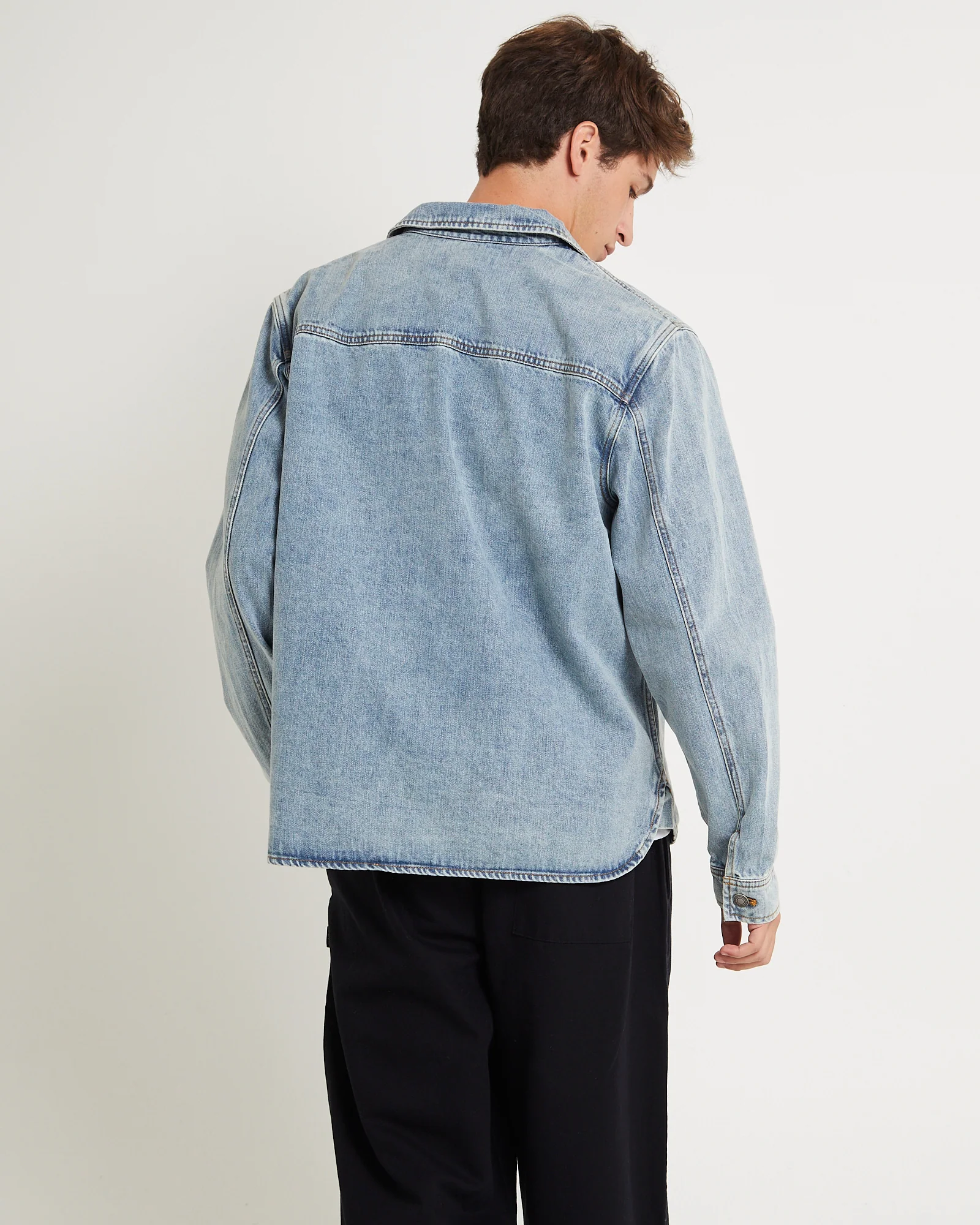 Denim Over Shirt - Image 3
