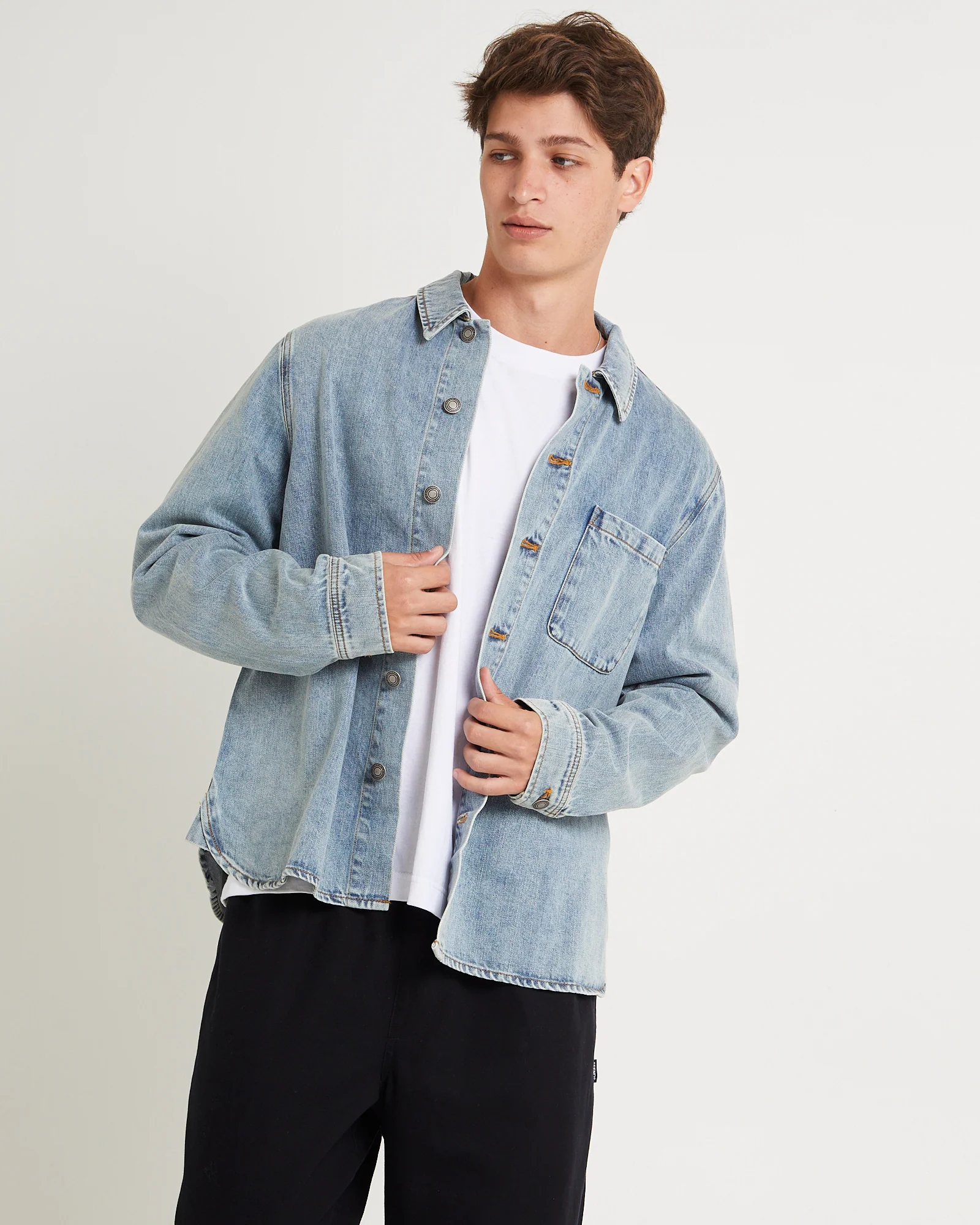 Denim Over Shirt - Image 5