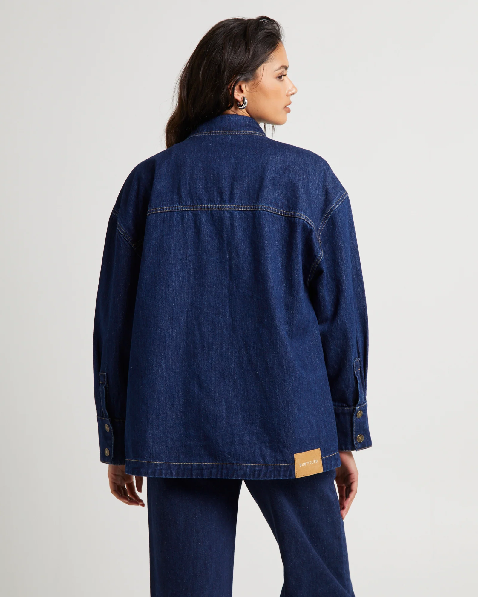 Denim Shacket - Image 2