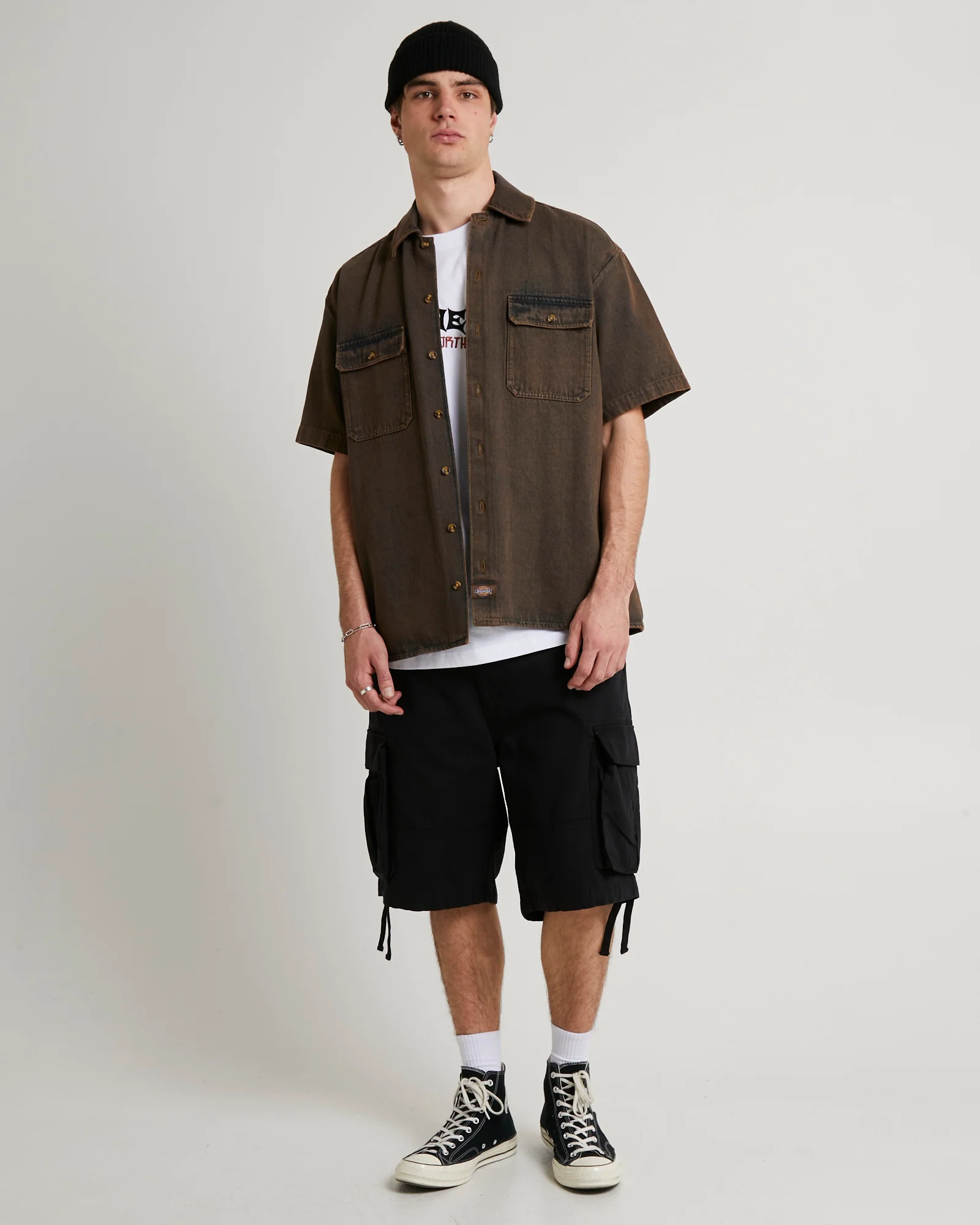 Denim Short Sleeve Shirt - Image 3